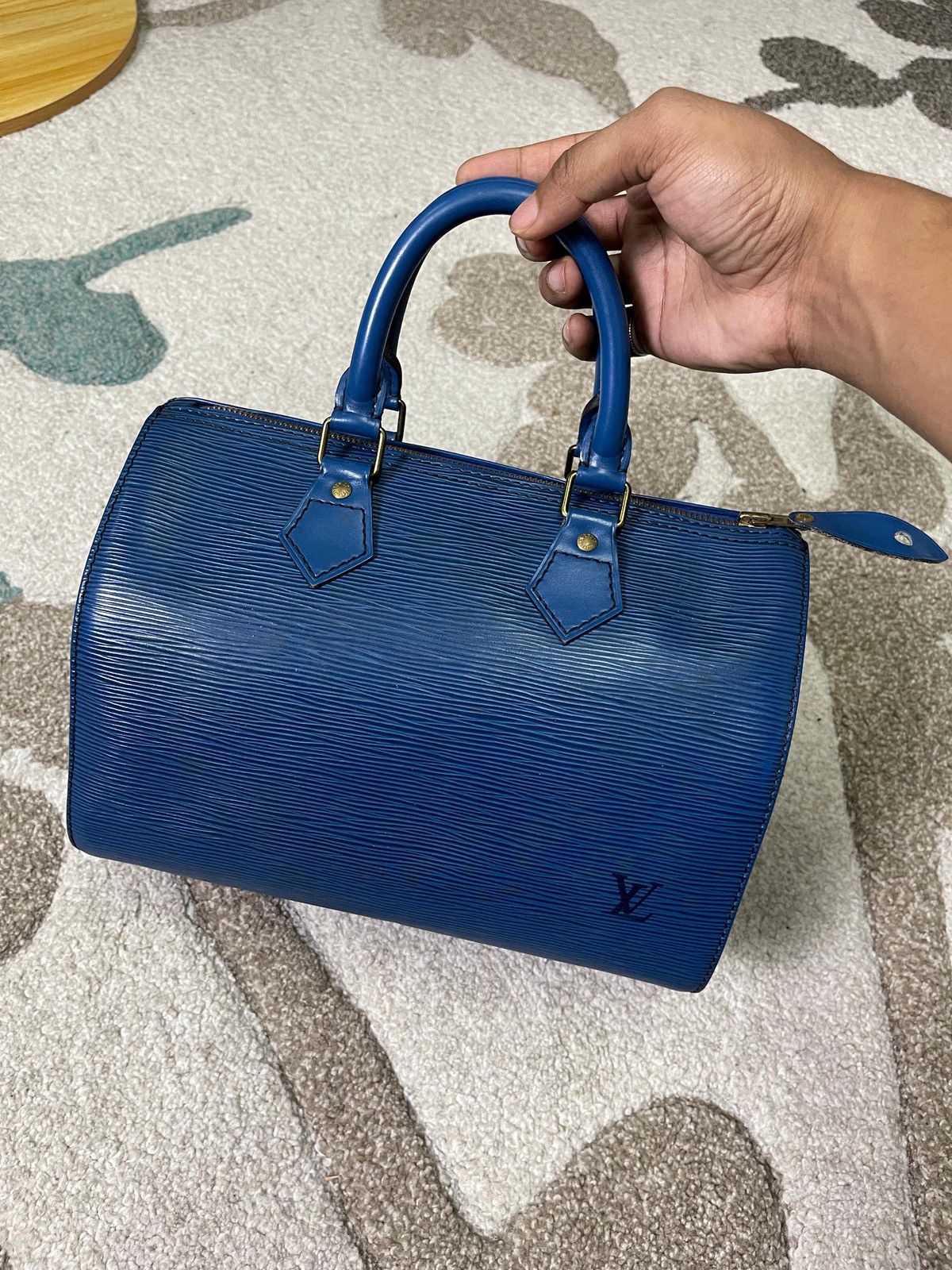 Louis Vuitton Louis vuitton speedy 25 blue epi leather Size ONE SIZE - 3 Thumbnail