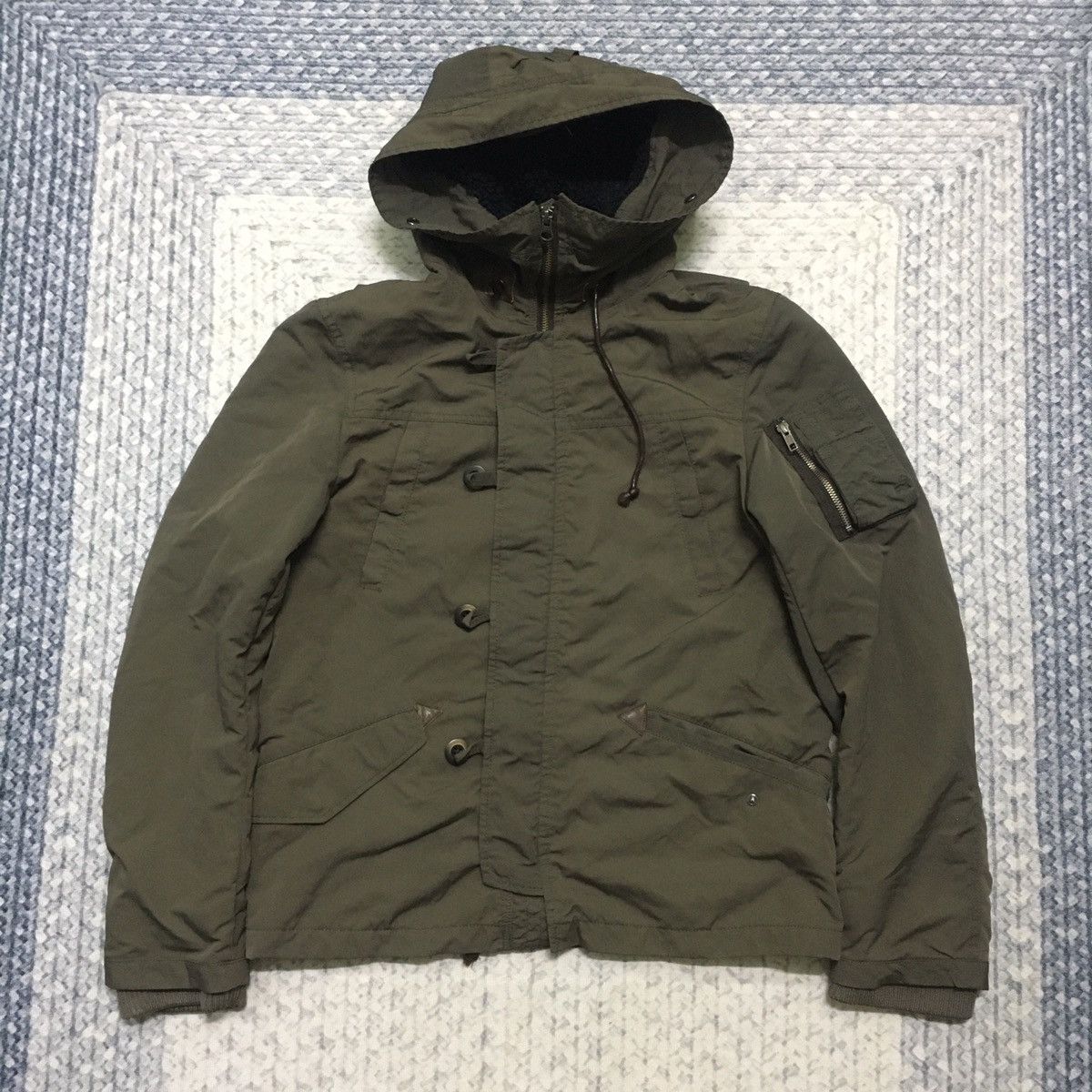 If Six Was Nine × Seditionaries Rare 291295=Homme Green Parka Jacket Size US M / EU 48-50 / 2 - 1 Thumbnail
