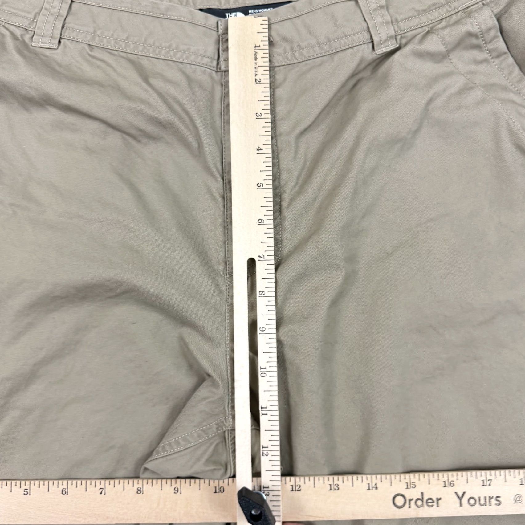 The North Face The North Face Pants Mens XL Beige Outdoor Lightweight 100% Cotton 35x31 Chino Straight Flat Front Regular Logo Size US 36 / EU 52 - 4 Thumbnail