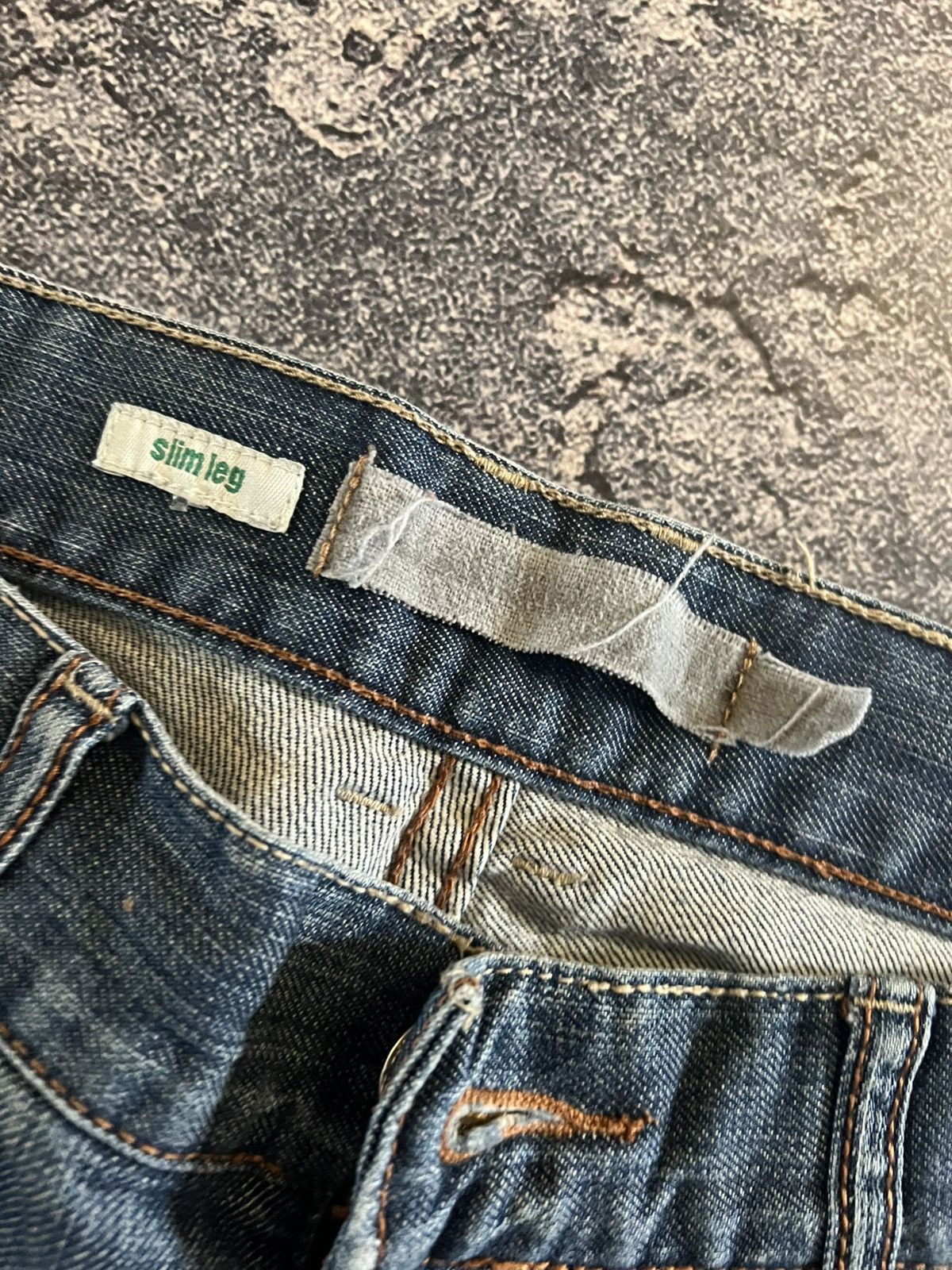 Vintage Vintage Billabong Archive Slim Leg / Retro Glamour Dark Blue Size US 30 / EU 46 - 8 Thumbnail