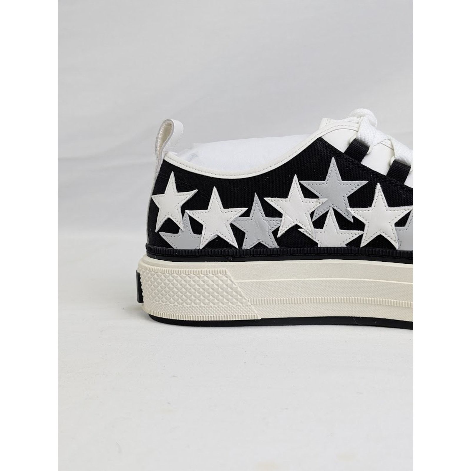Amiri o1rshd1 Stars Court Low-Top Sneakers in Black Size US 12 / EU 45 - 6 Thumbnail