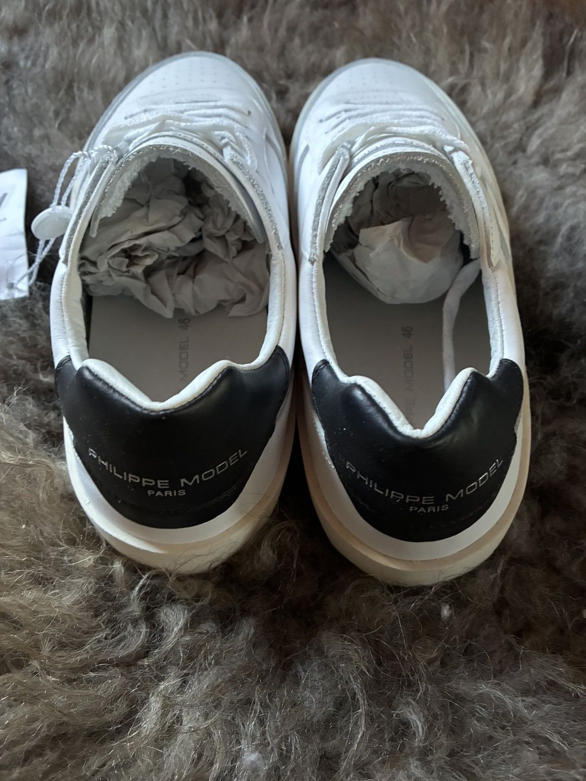 Philippe Model Philippe Model SS 24 Nice Low-Top Leather Sneakers Size US 12.5 / EU 45-46 - 4 Thumbnail