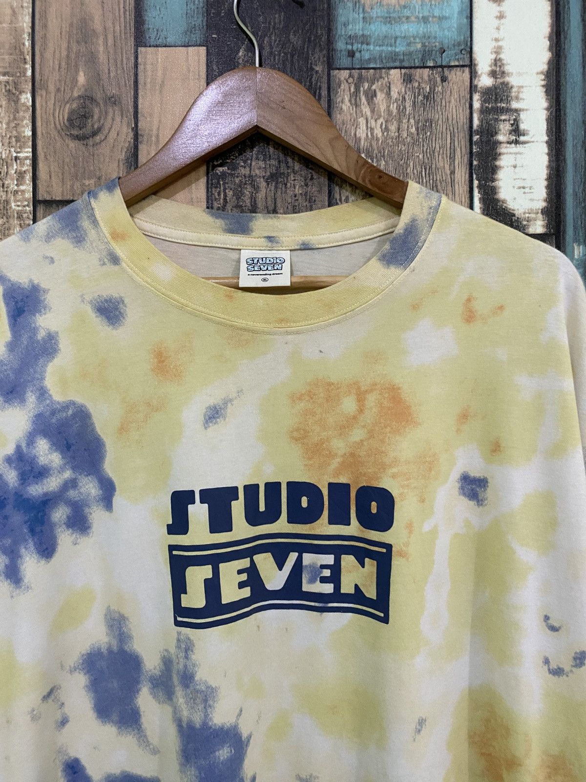 Japanese Brand × Studio Seven Studio Seven Logo Tie Dye T Shirt Size US XL / EU 56 / 4 - 3 Thumbnail