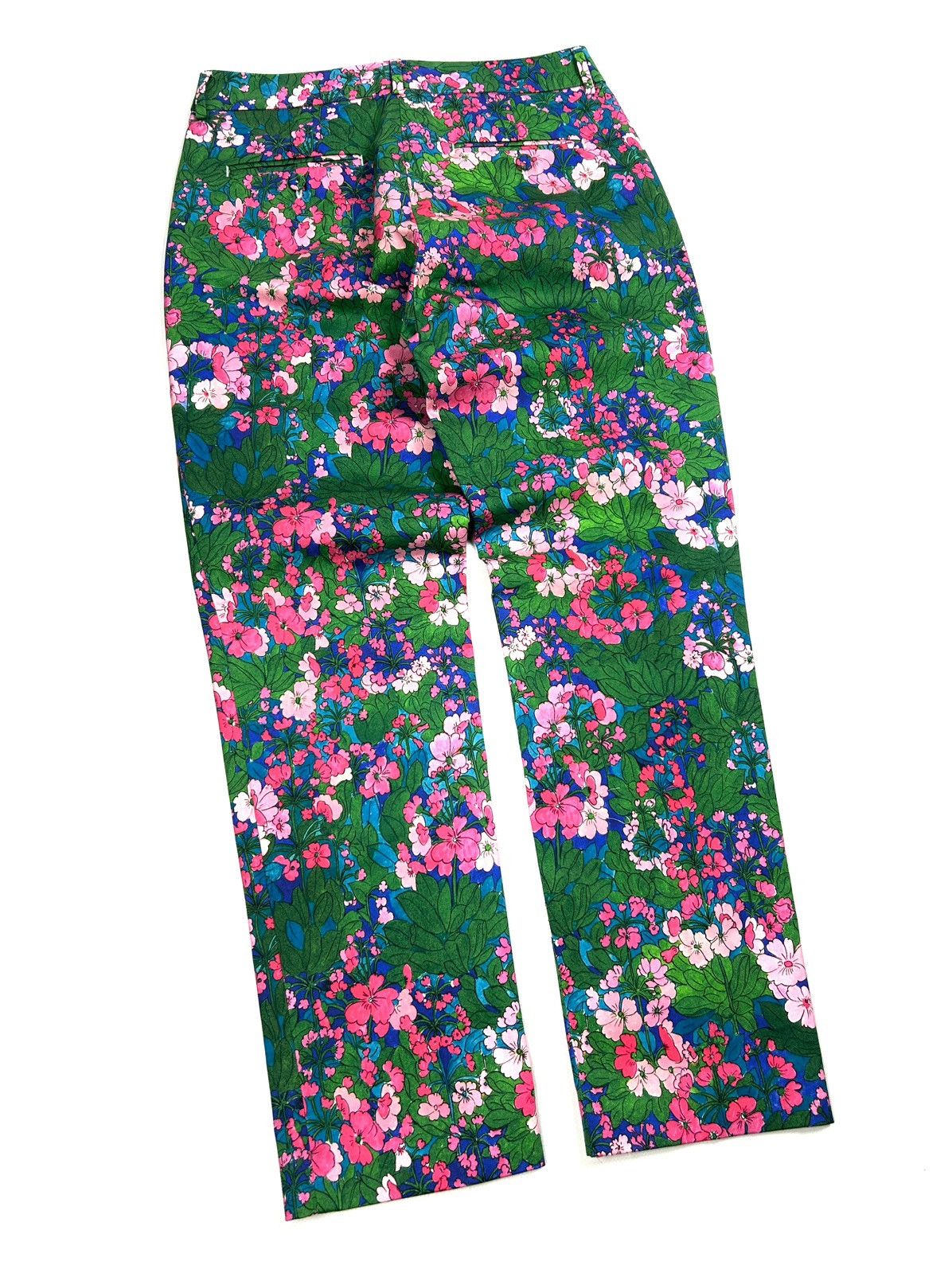 Weekend Max Mara rare Weekend Max Mara Floral Print Pants Cropped Trousers S Size 28" / US 6 / IT 42 - 5 Thumbnail