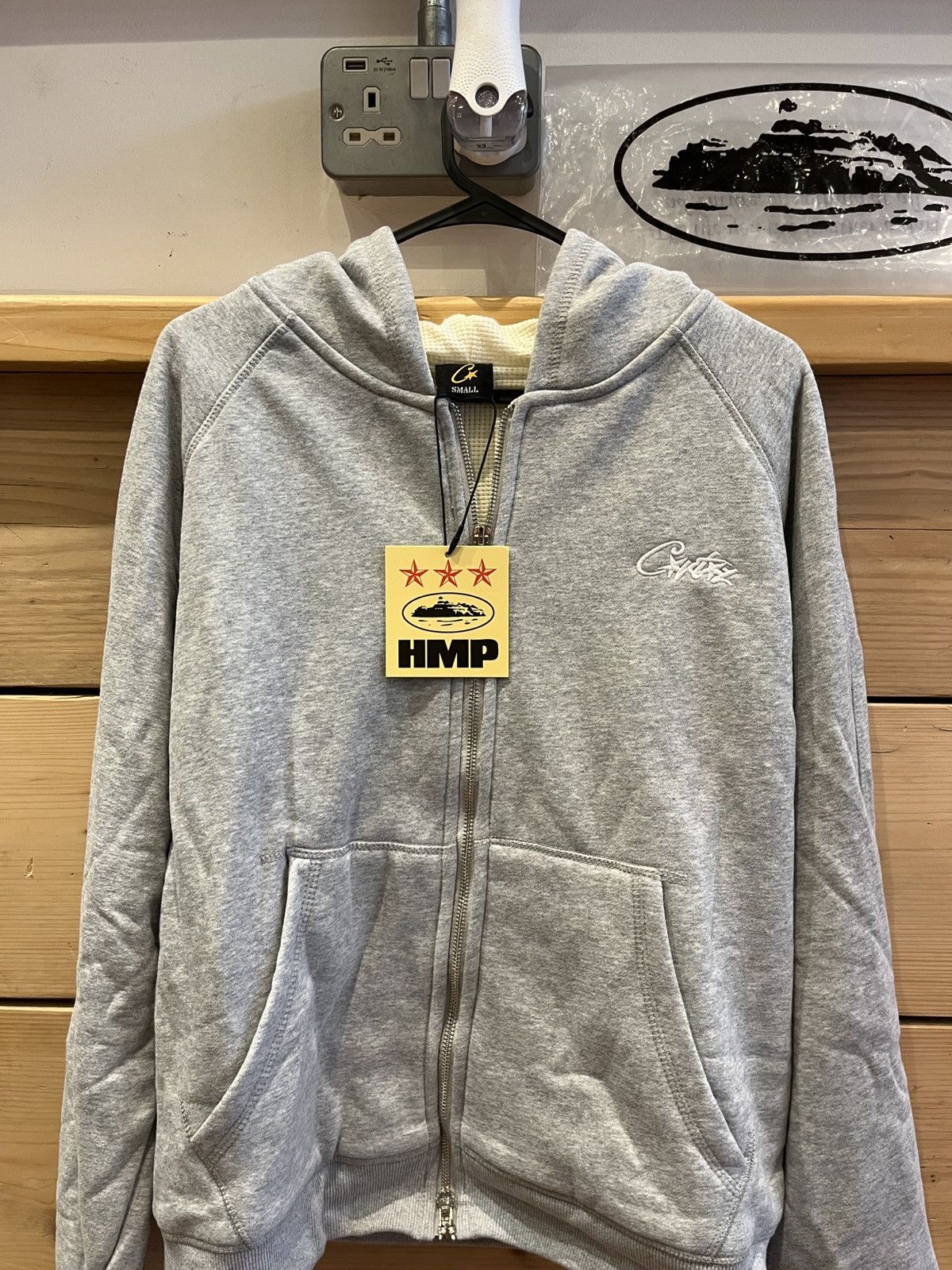 Corteiz Zip Hoodie XL Grey 希少 最終価格 Buy Corteiz HMP Thermal Zip Hoodie 'Heather Grey' - 7892