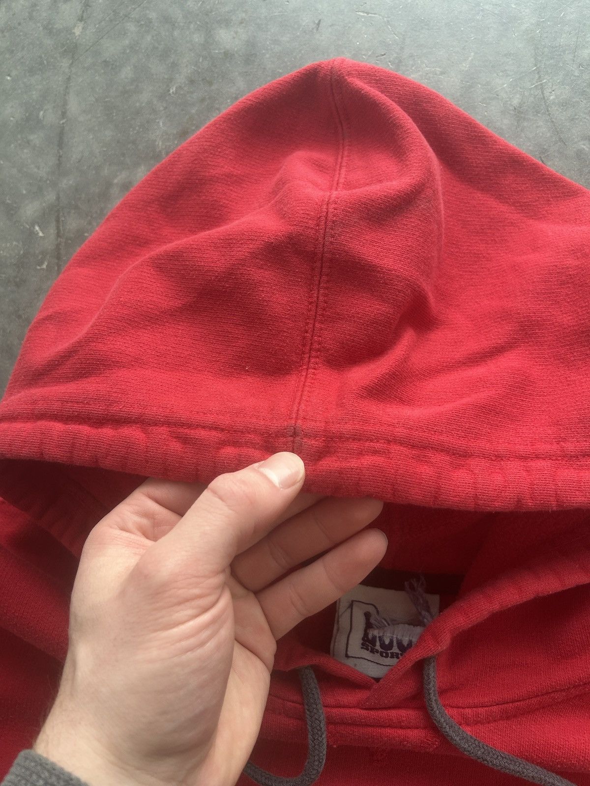 Lee × NHL × Vintage Vintage Y2K Detroit Red Wings Hoodie Embroidered Logo Baggy Size US XXL / EU 58 / 5 - 8 Thumbnail