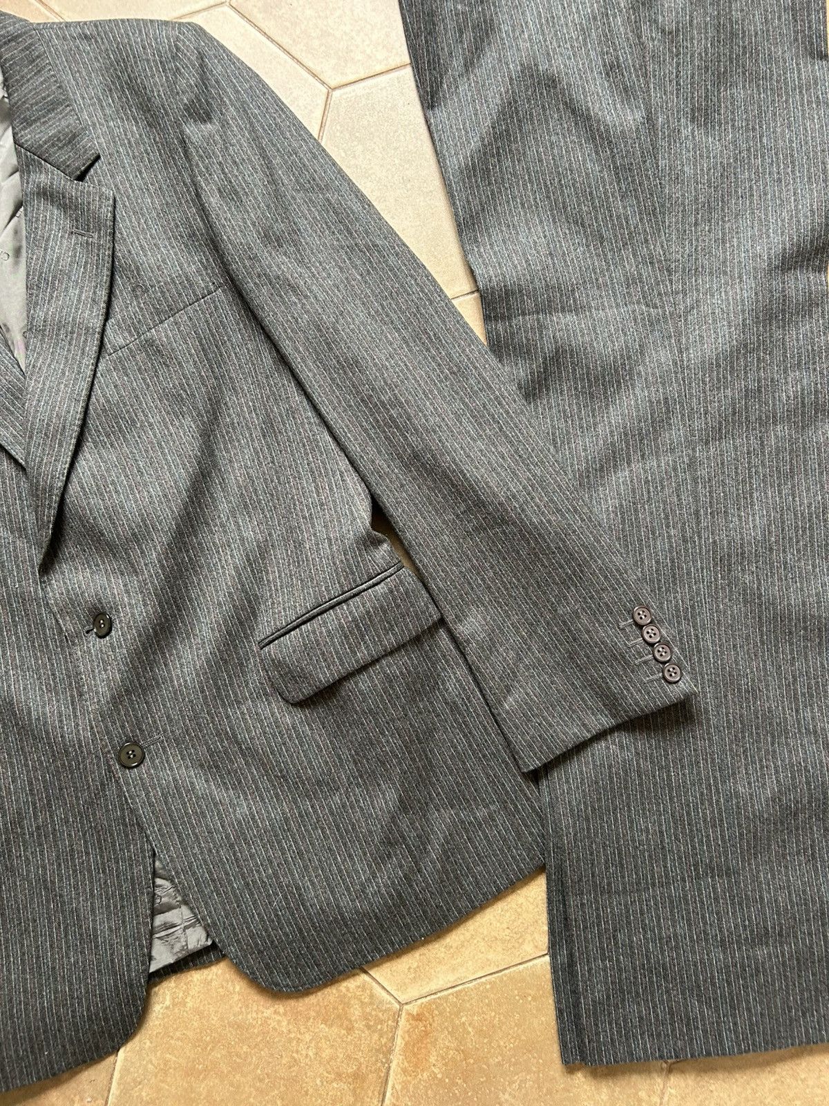 Christian Dior Monsieur Christian Dior Monsieur Wool Vintage Suit Size 42R - 4 Thumbnail