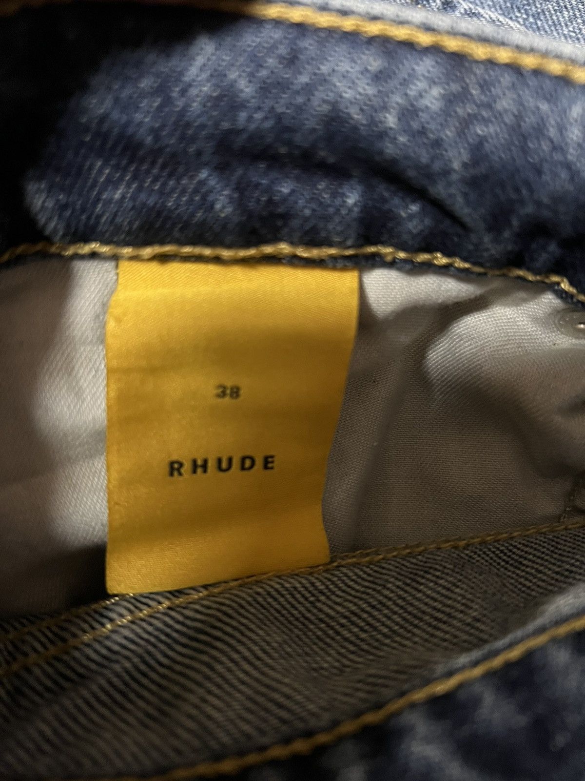 Rhude Rhude distressed straight leg jeans Size US 38 / EU 54 - 10 Thumbnail