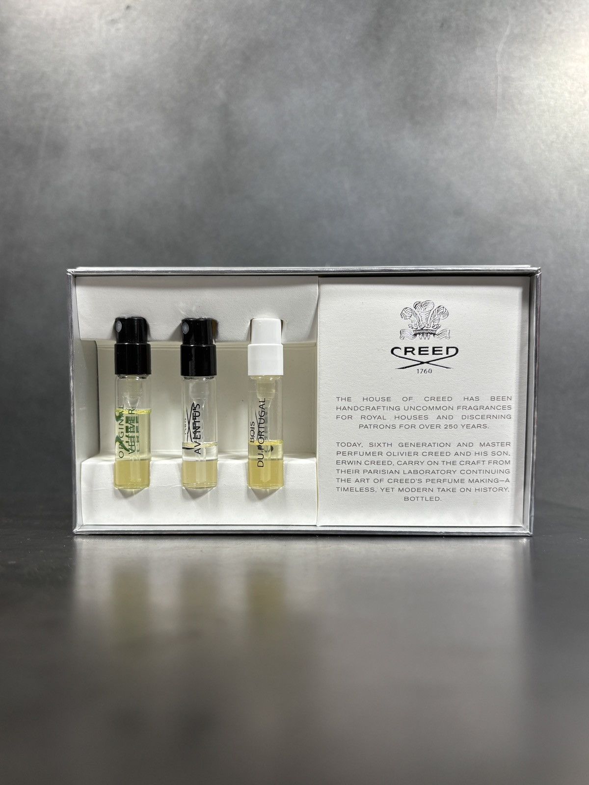 Creed Creed Sample Set Aventus Bois de Portugal Vetiver Cologne Size ONE SIZE - 1 Thumbnail