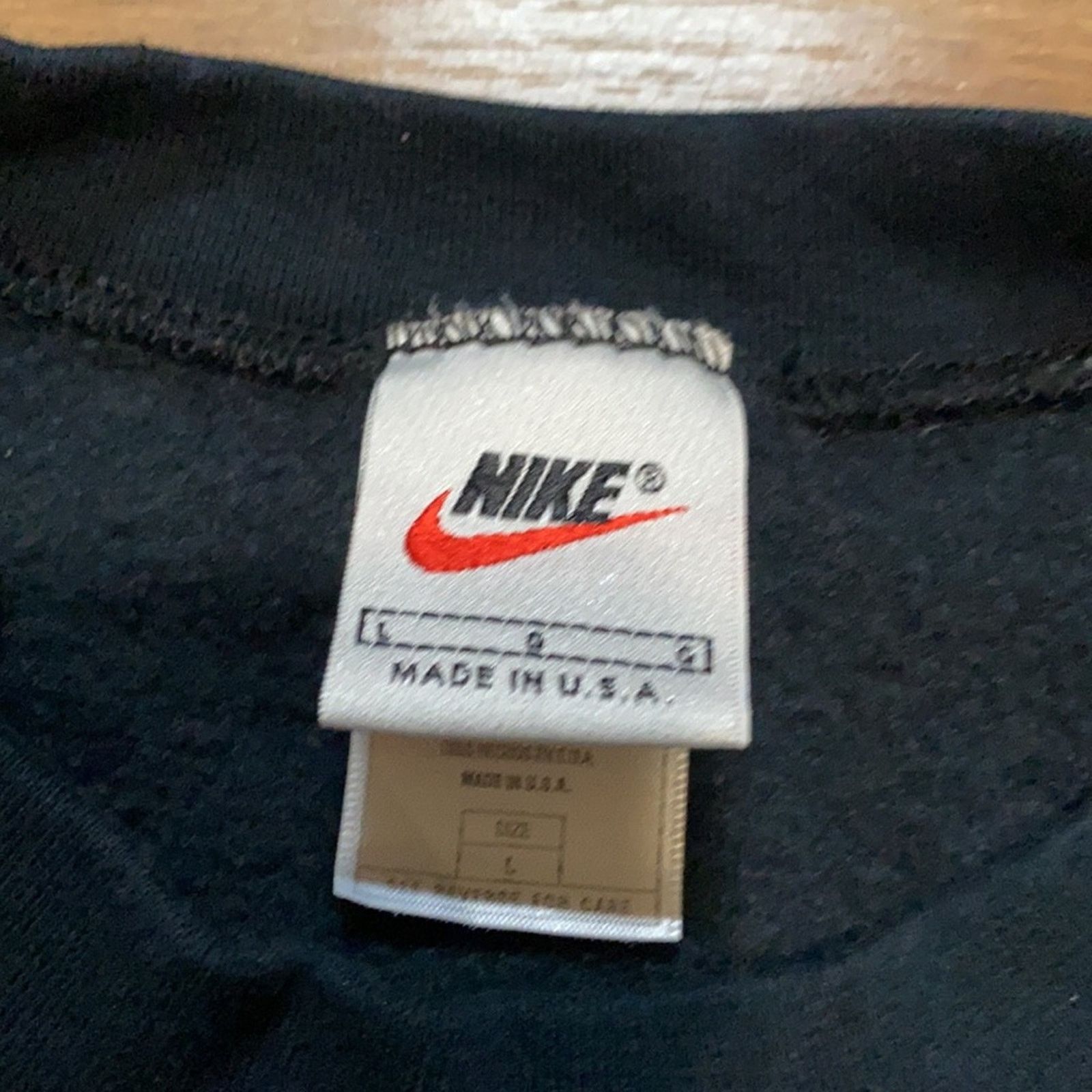 Nike 90s Nike solo swoosh crewneck Size US L / EU 52-54 / 3 - 4 Thumbnail