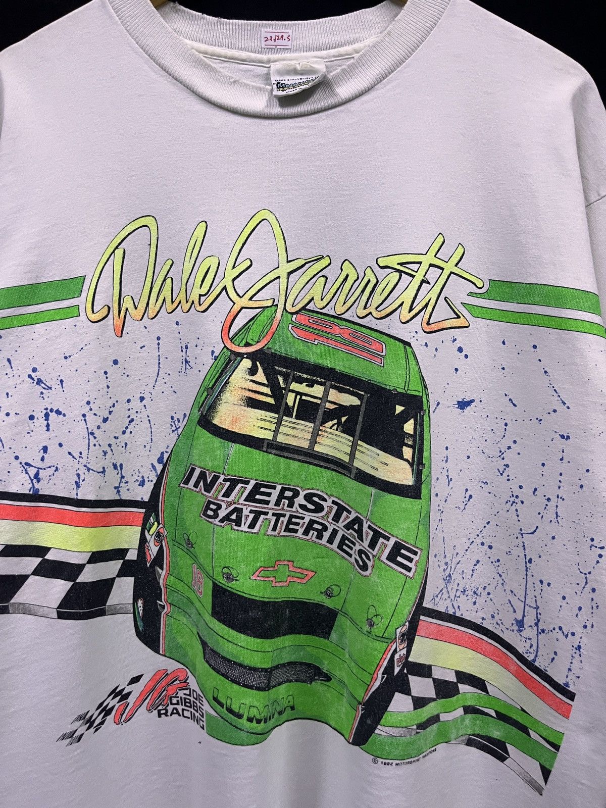 NASCAR Vintage 1992 nascar Dale Jarrett Interstate Batte Size US XL / EU 56 / 4 - 3 Thumbnail