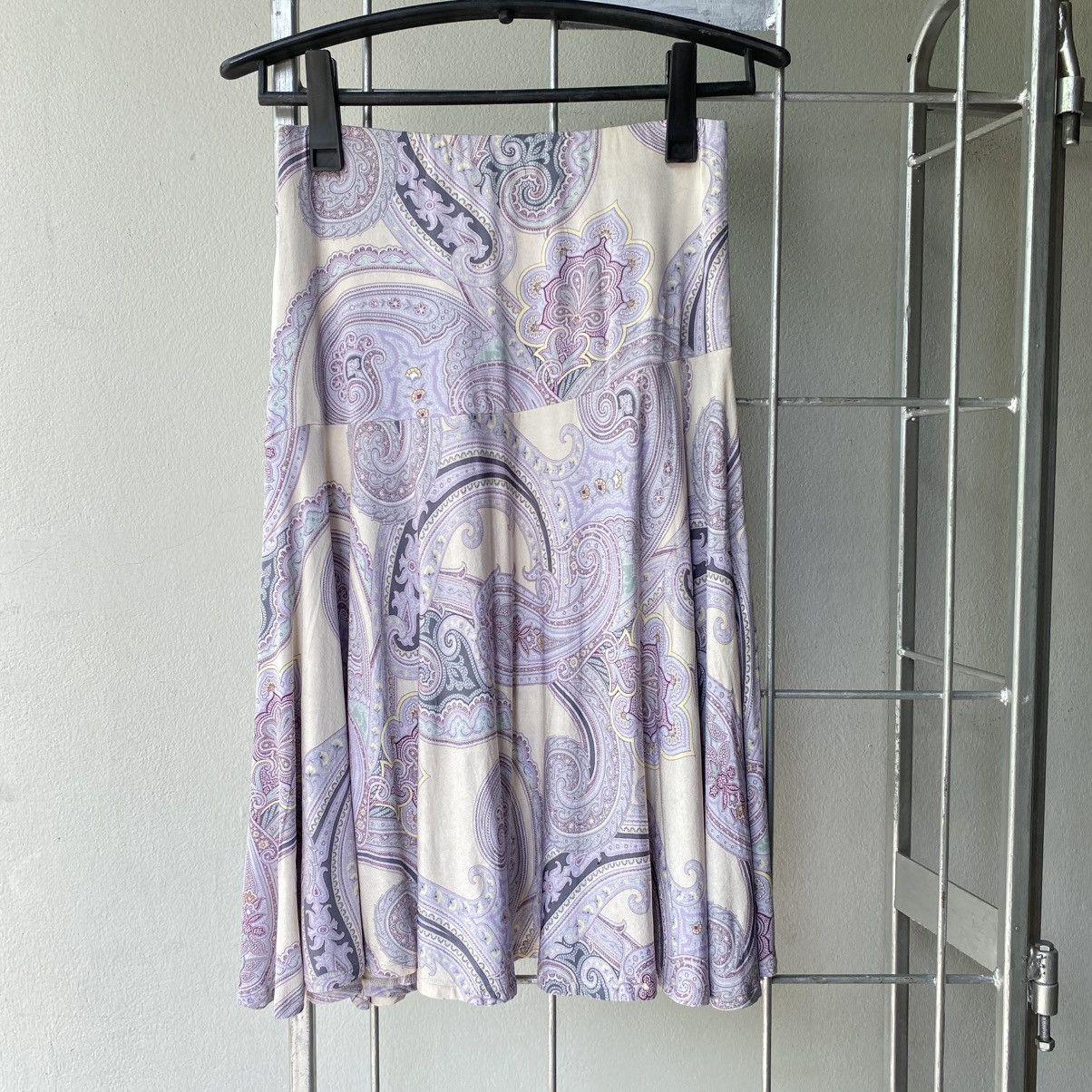 Max Mara Max Mara Paisley Print Flared Skirt Size 30" / US 8 / IT 44 - 5 Thumbnail