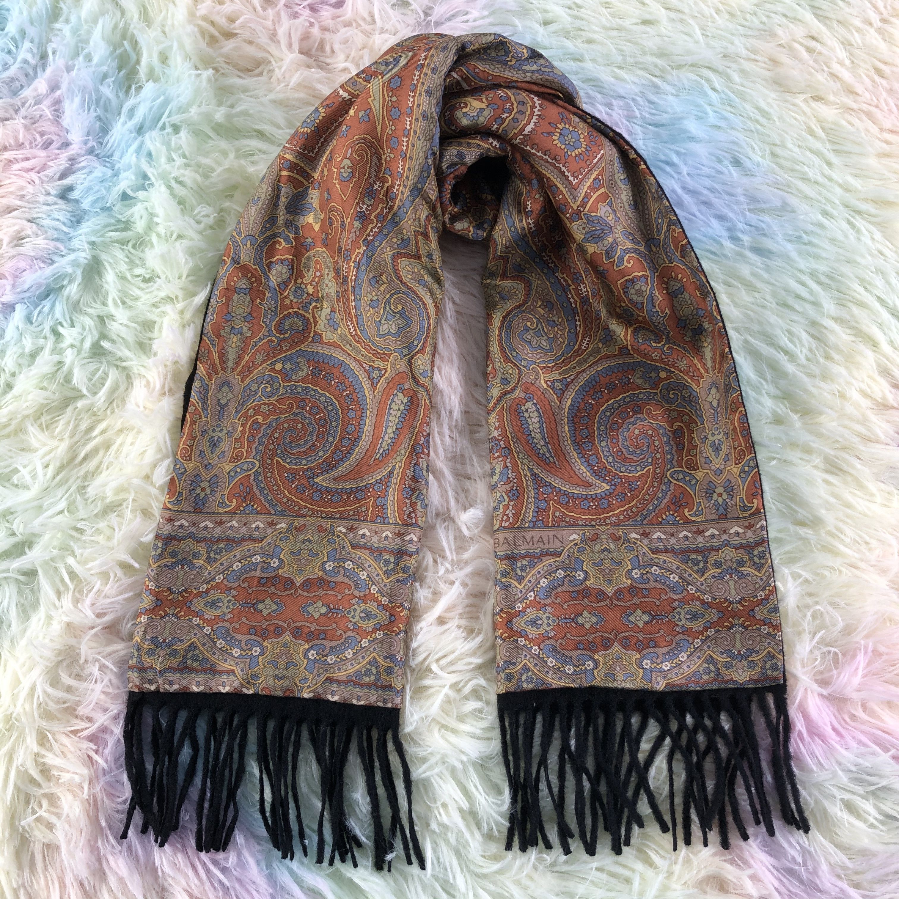 Vintage Pierre Balmain Scarf / Muffler / Neckwear - KM237 Size ONE SIZE - 1 Thumbnail