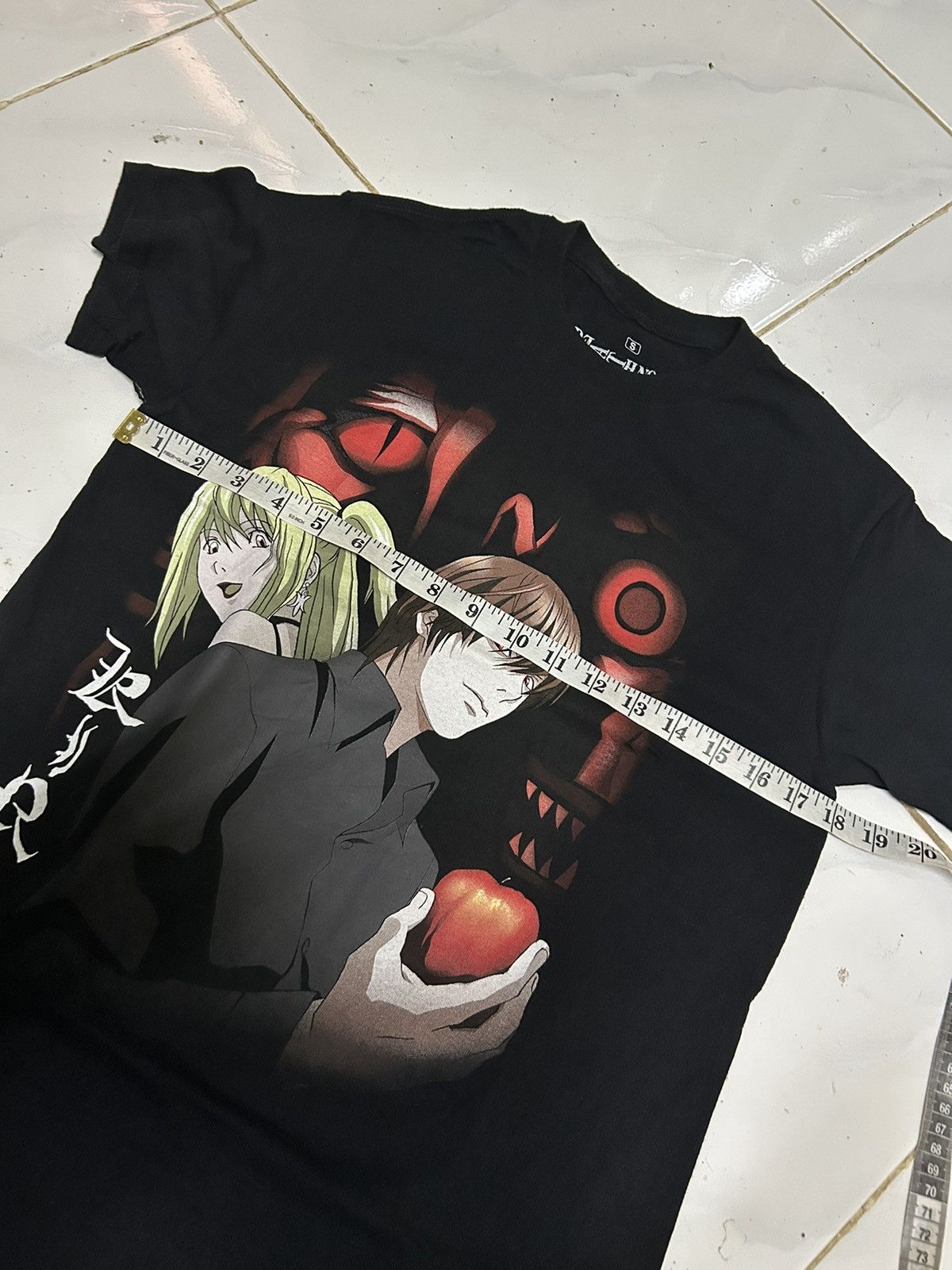 Anime × Japanese Brand × Vintage Death Note Rare Big Logo Shirt ☠️☠️ Size US S / EU 44-46 / 1 - 4 Thumbnail
