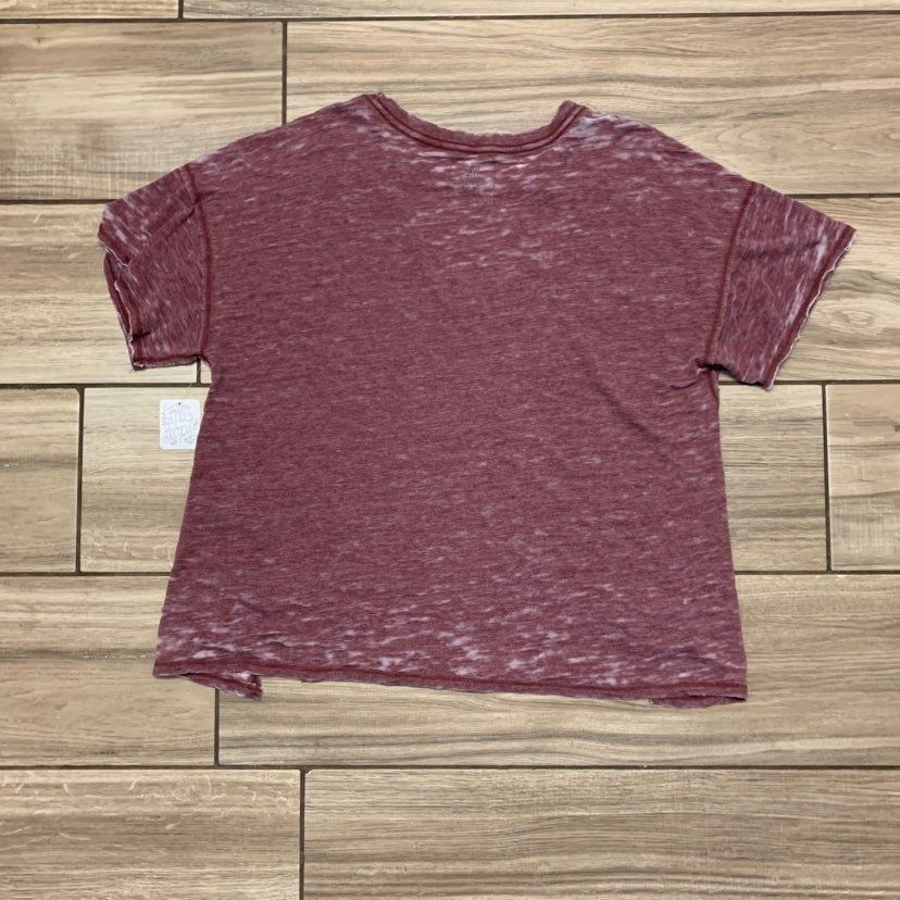 Free People Free People Womens Tshirt Maroon Small Bin C-26 Size S / US 4 / IT 40 - 5 Thumbnail