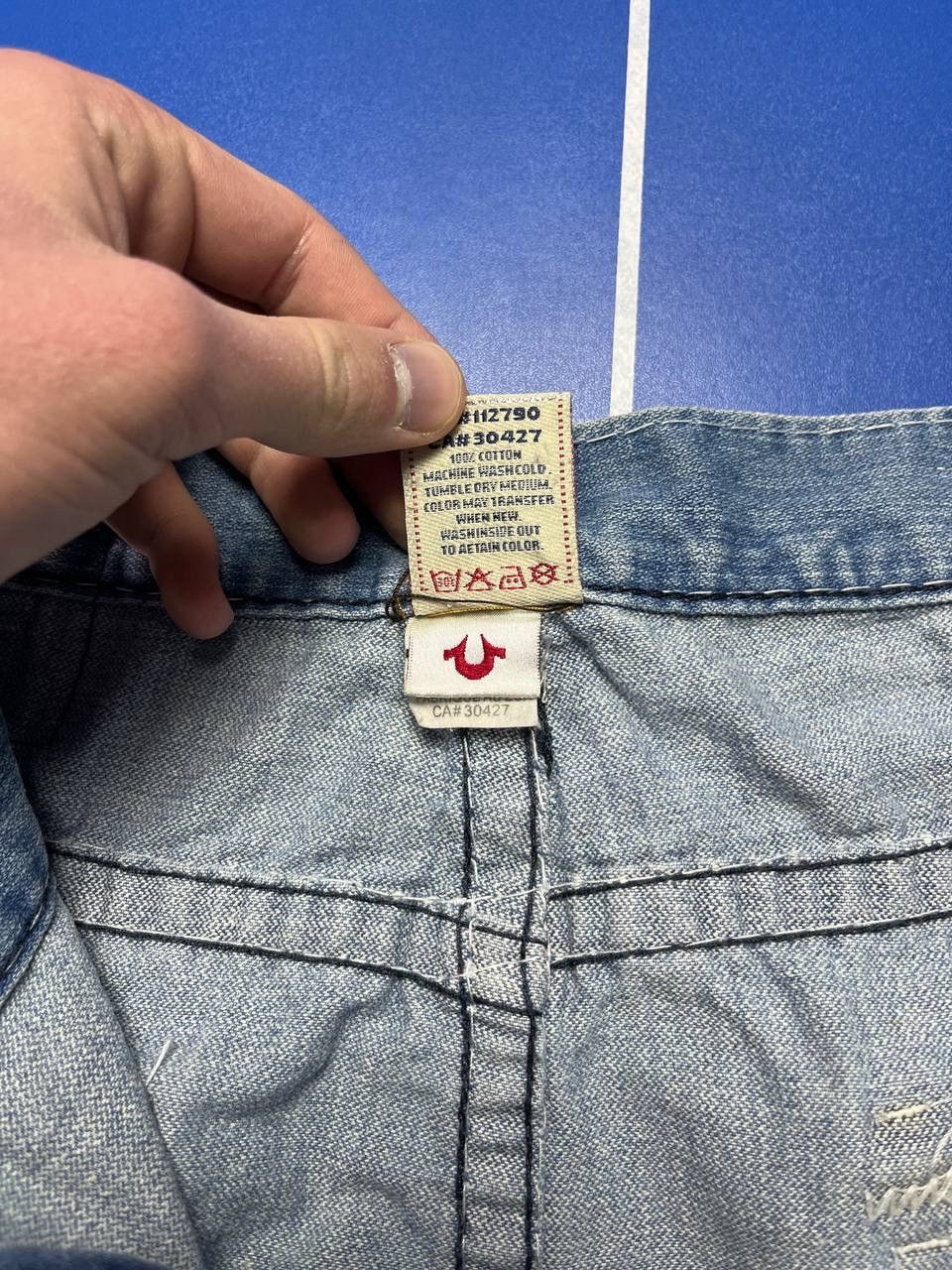 True Religion True Religion Joey Super T Denim Jeans Blue Men’s Size 40 Size US 40 / EU 56 - 12 Thumbnail