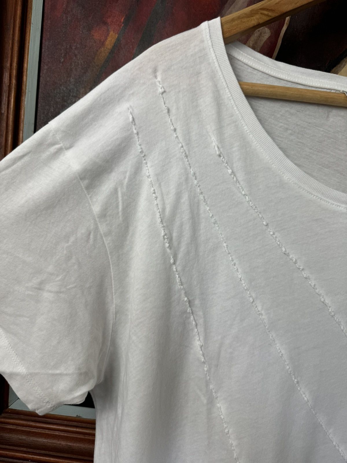 Dries Van Noten Dries Van Noten Cropped Boxy Oversized Tee Unisex Designer Size US L / EU 52-54 / 3 - 4 Thumbnail