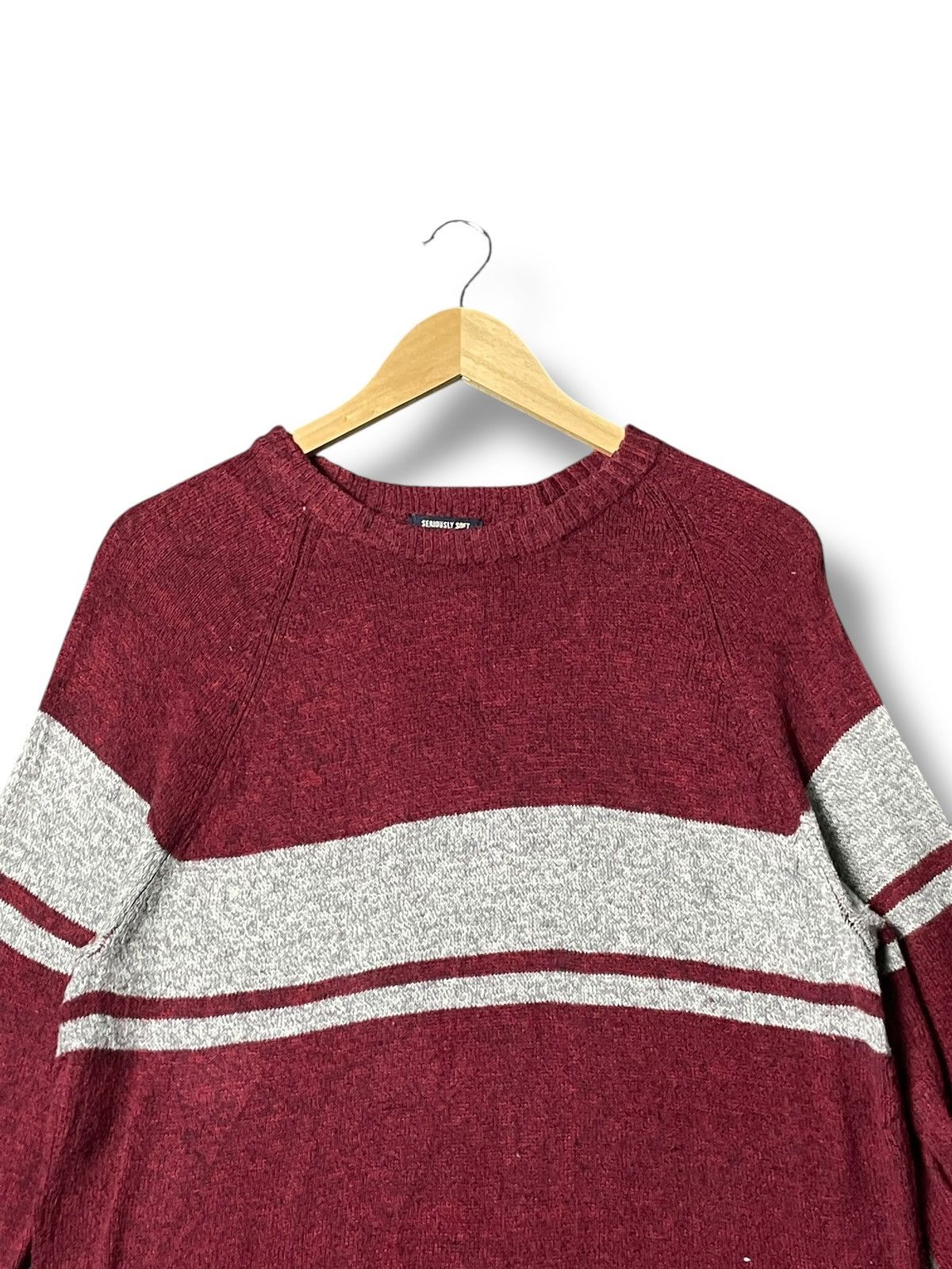 American Eagle Outfitters × Designer × Vintage American Eagle Outfitters Red Wool Sweaters (43) Size US L / EU 52-54 / 3 - 2 Thumbnail
