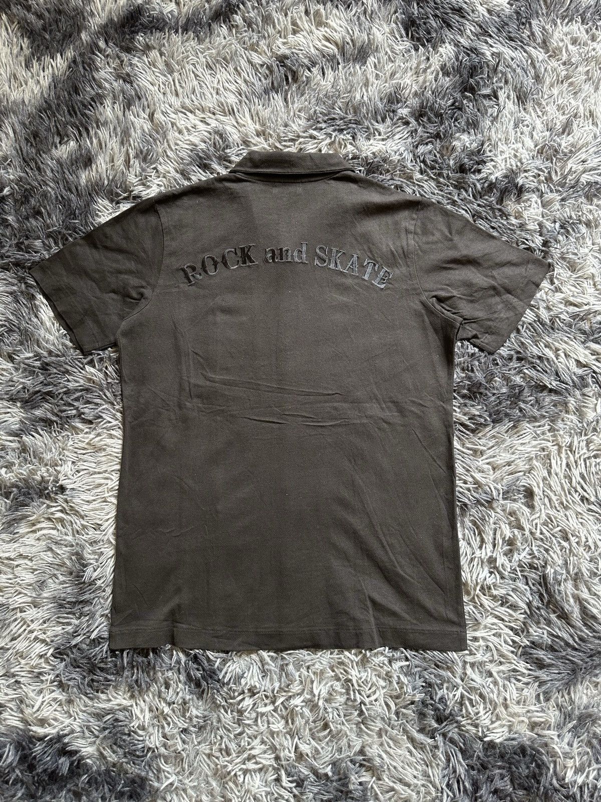 Japanese Brand Rare ZWEISCHWARZE Skate and rock cotton shirt Size US S / EU 44-46 / 1 - 16 Thumbnail