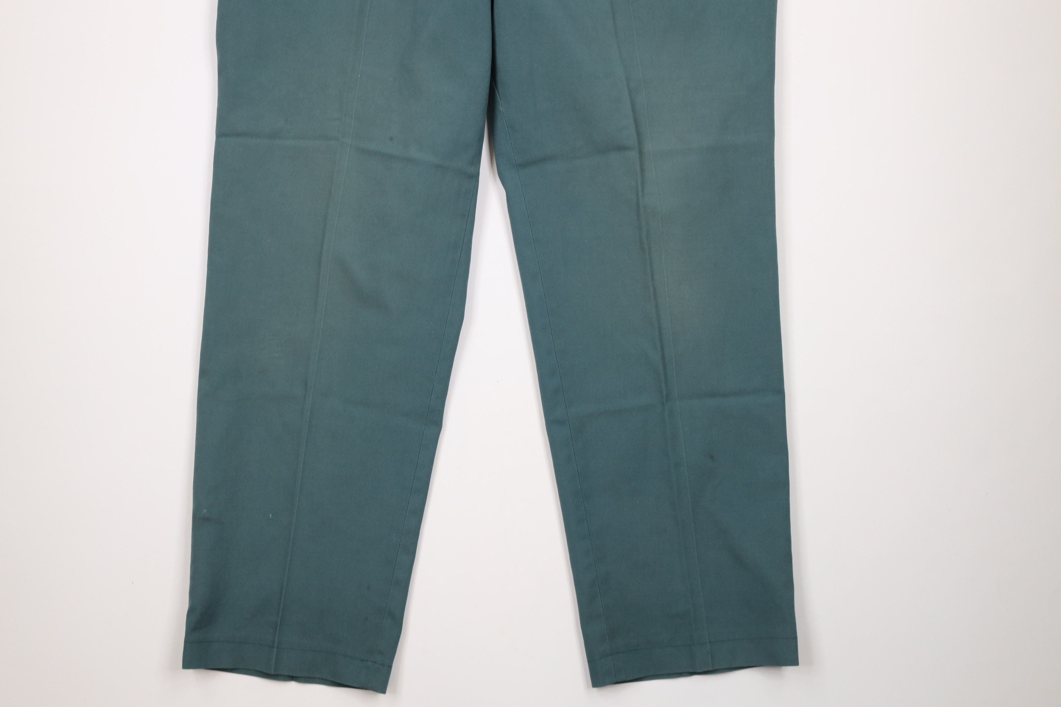 Vintage 70s Big Mac Mechanic Work Wide Leg Pants Green USA