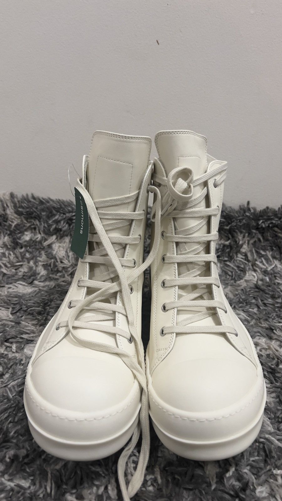 Rick Owens Rick Owen’s Ramones Highs - Milk Size US 12 / EU 45 - 3 Thumbnail