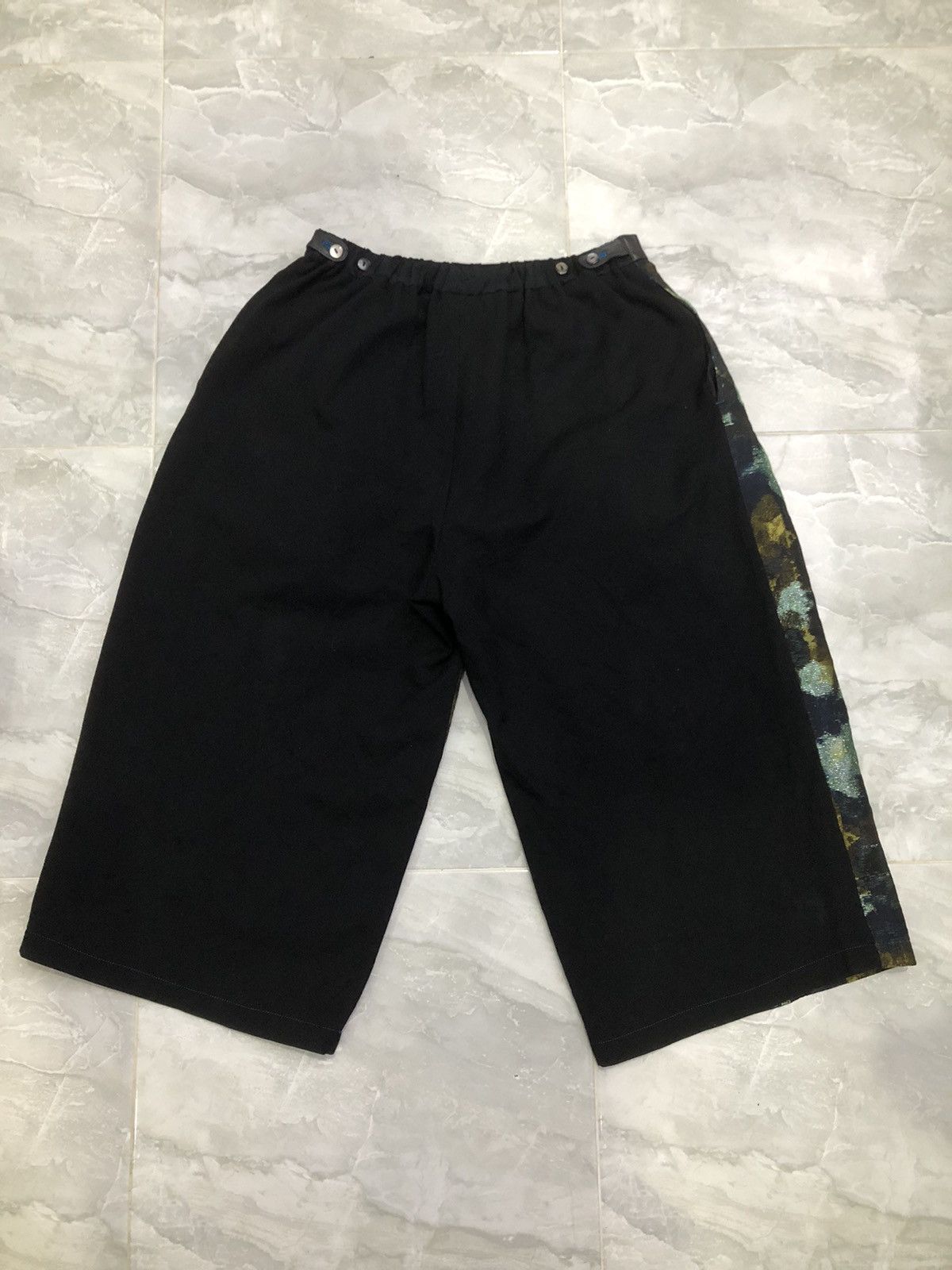Yohji Yamamoto Rosier Japan Jacquard Wide Pants French Fabric Size 28" / US 6 / IT 42 - 10 Thumbnail