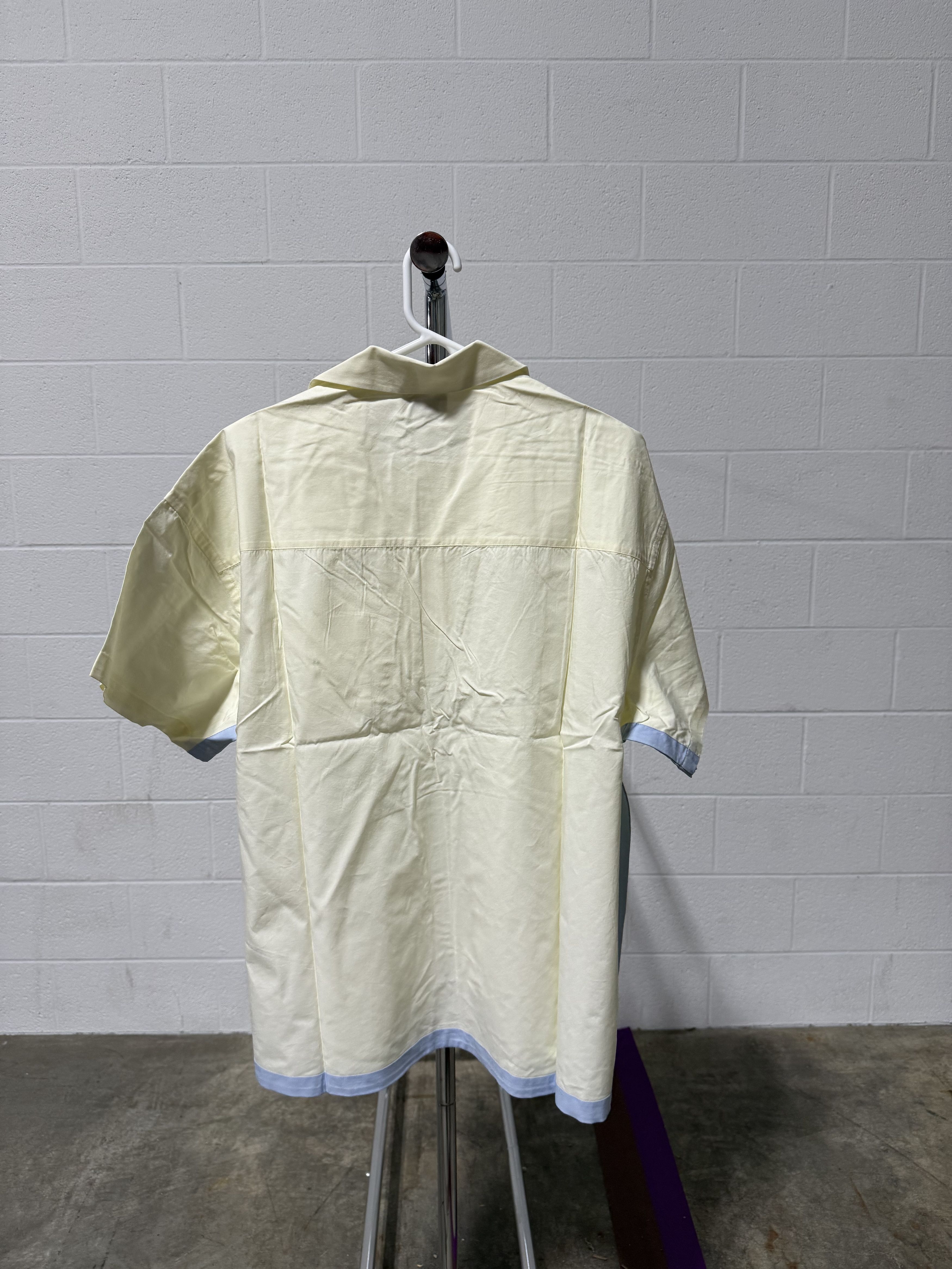 John Elliott John Elliott Pullover Camp Shirt 'Salt/Light Blue' Size US XL / EU 56 / 4 - 4 Thumbnail