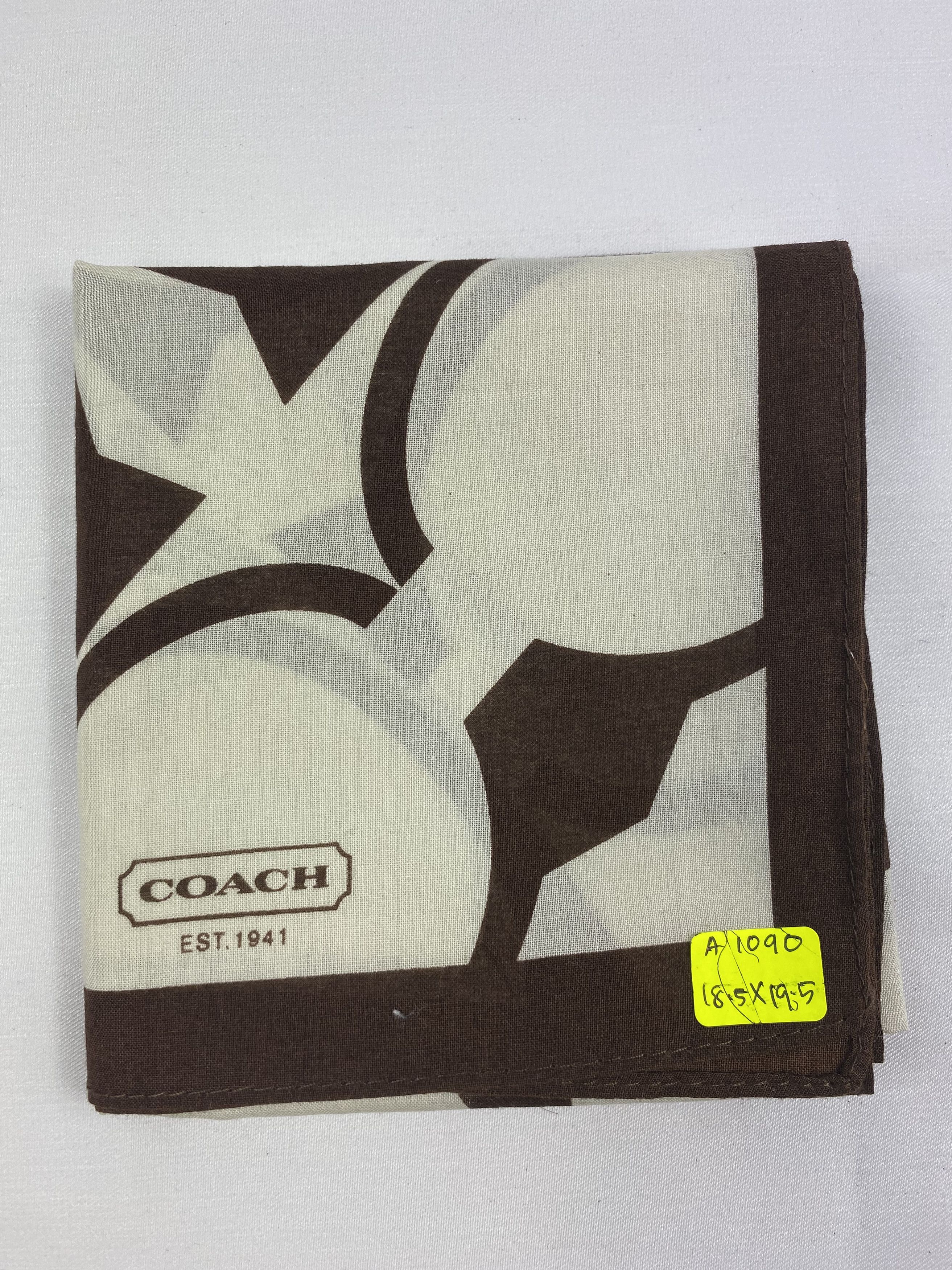 Coach × Vintage Coach Monogram Handkerchief / Bandana / Neckerchief Size ONE SIZE - 6 Thumbnail