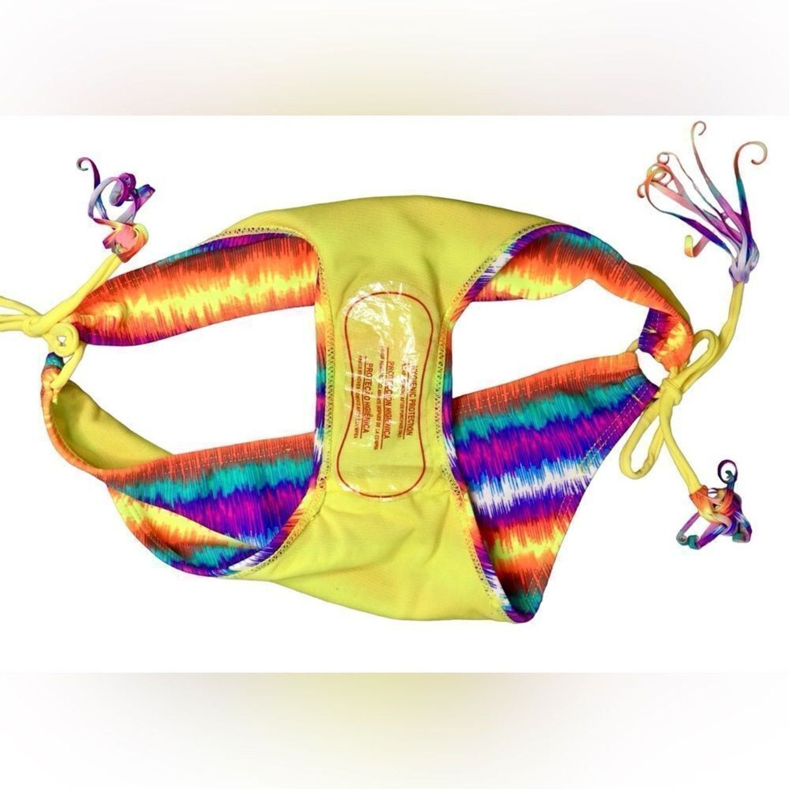 Other Eve's Temptation Psychedelic Fringed Bikini Swimsuit SMALL Size S / US 4 / IT 40 - 14 Thumbnail