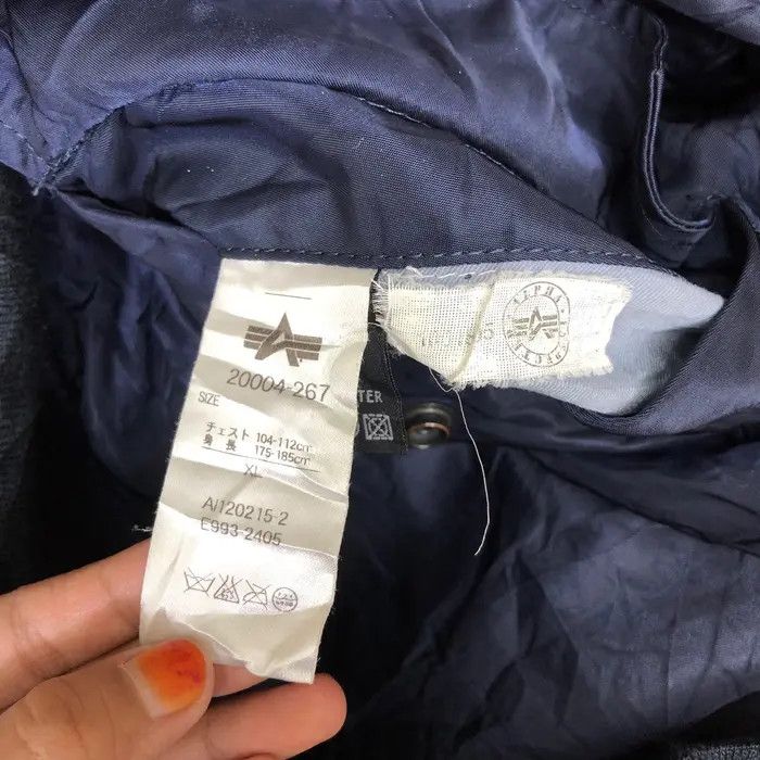 Alpha Industries Vtg 90’ ALPHA INDUSTRIES USAF Type MA-1 Flight Jacket Size US XL / EU 56 / 4 - 10 Thumbnail