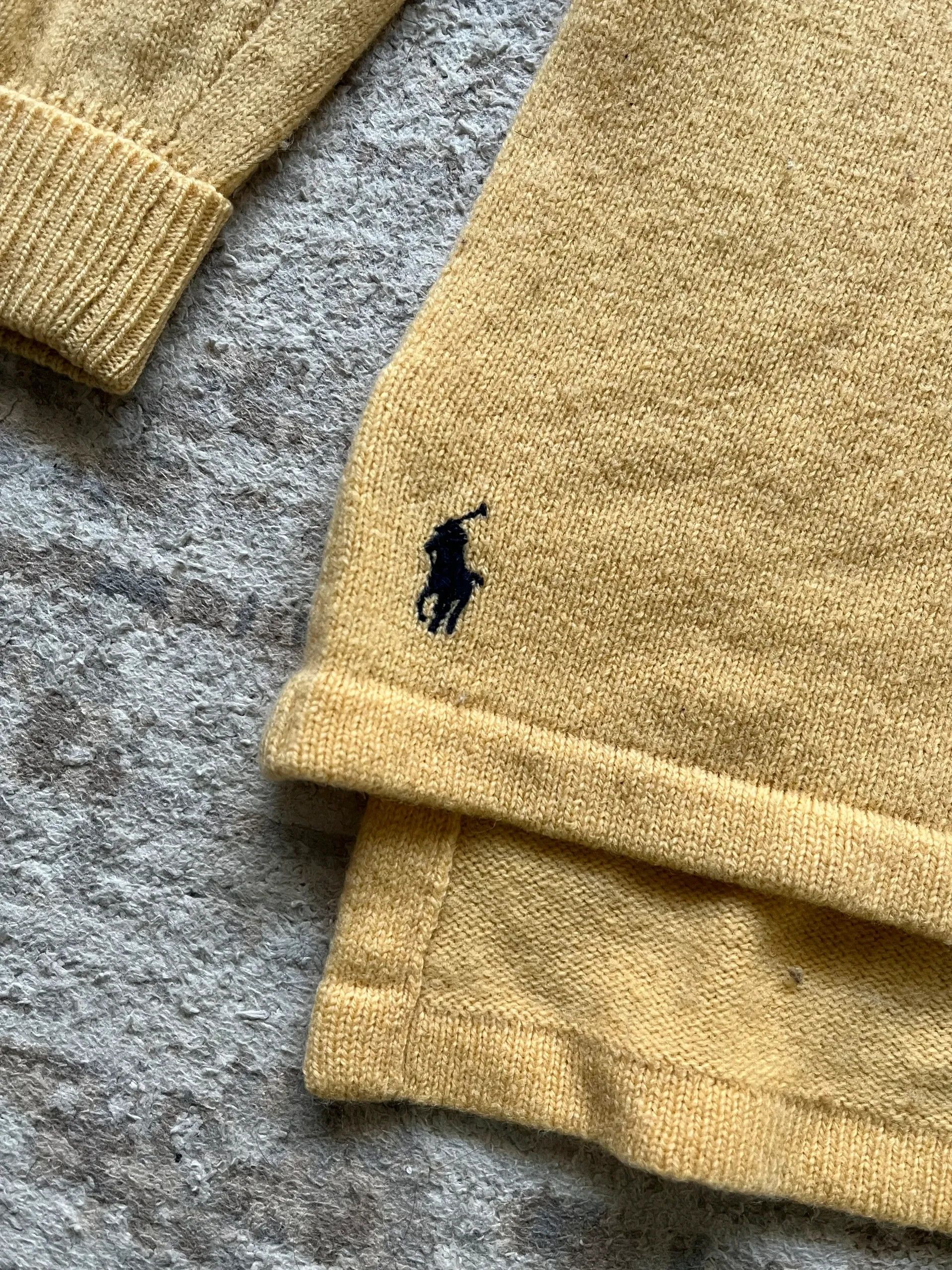 Polo Ralph Lauren Polo Ralph Lauren Small Pony Vintage 100% Lambswool Sweater Size US XL / EU 56 / 4 - 4 Thumbnail