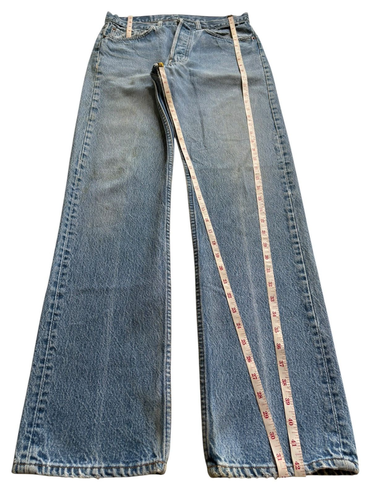 Levi's SALES🔥Vintage 90s Levis 501 Button Fly Mud Wash Jeans Size US 30 / EU 46 - 12 Thumbnail