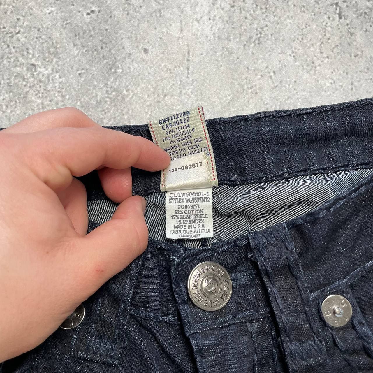True Religion True Religion Julie Super T Skinny Jeans Women’s Blue Size 29" - 18 Thumbnail