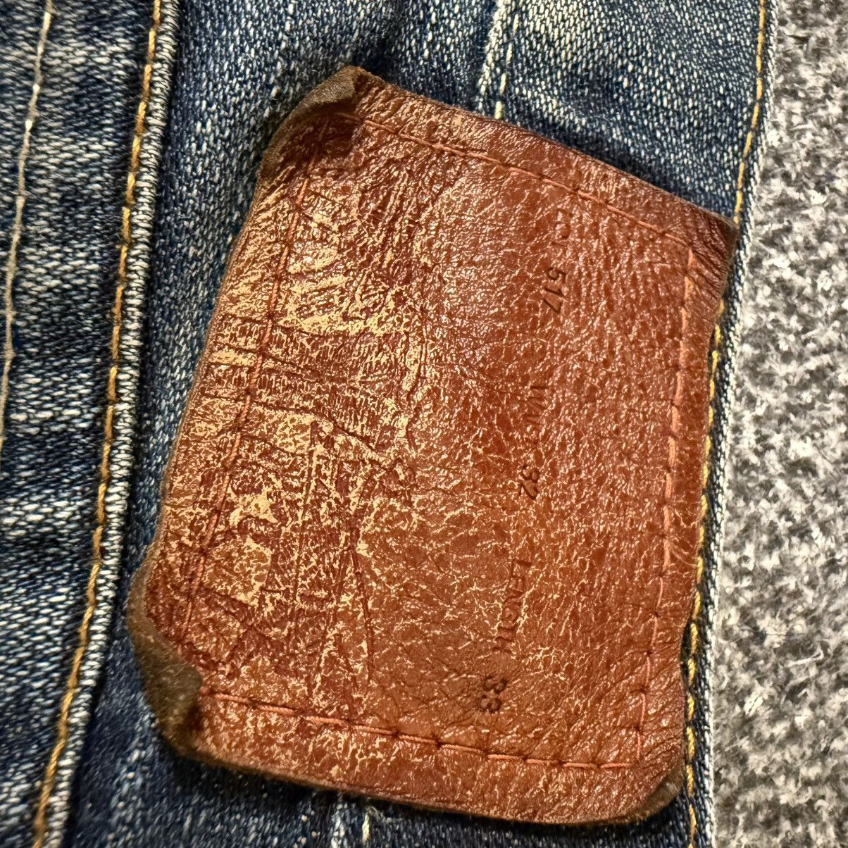 Levi's 🔥🇯🇵 Vintage Distressed 06 Levis 517 Flared Denim Boot Cut Size US 32 / EU 48 - 7 Thumbnail