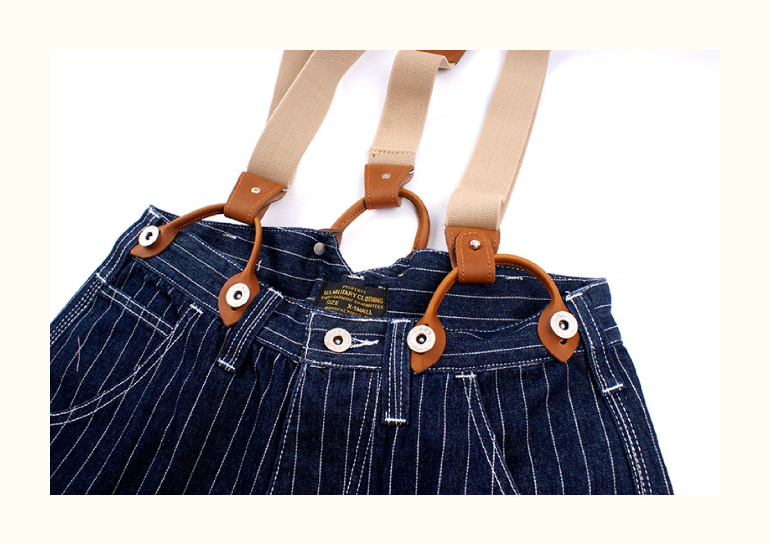 Japanese Brand Vintage Wide Leg Loose Bib Pants Size US 29 - 3 Thumbnail