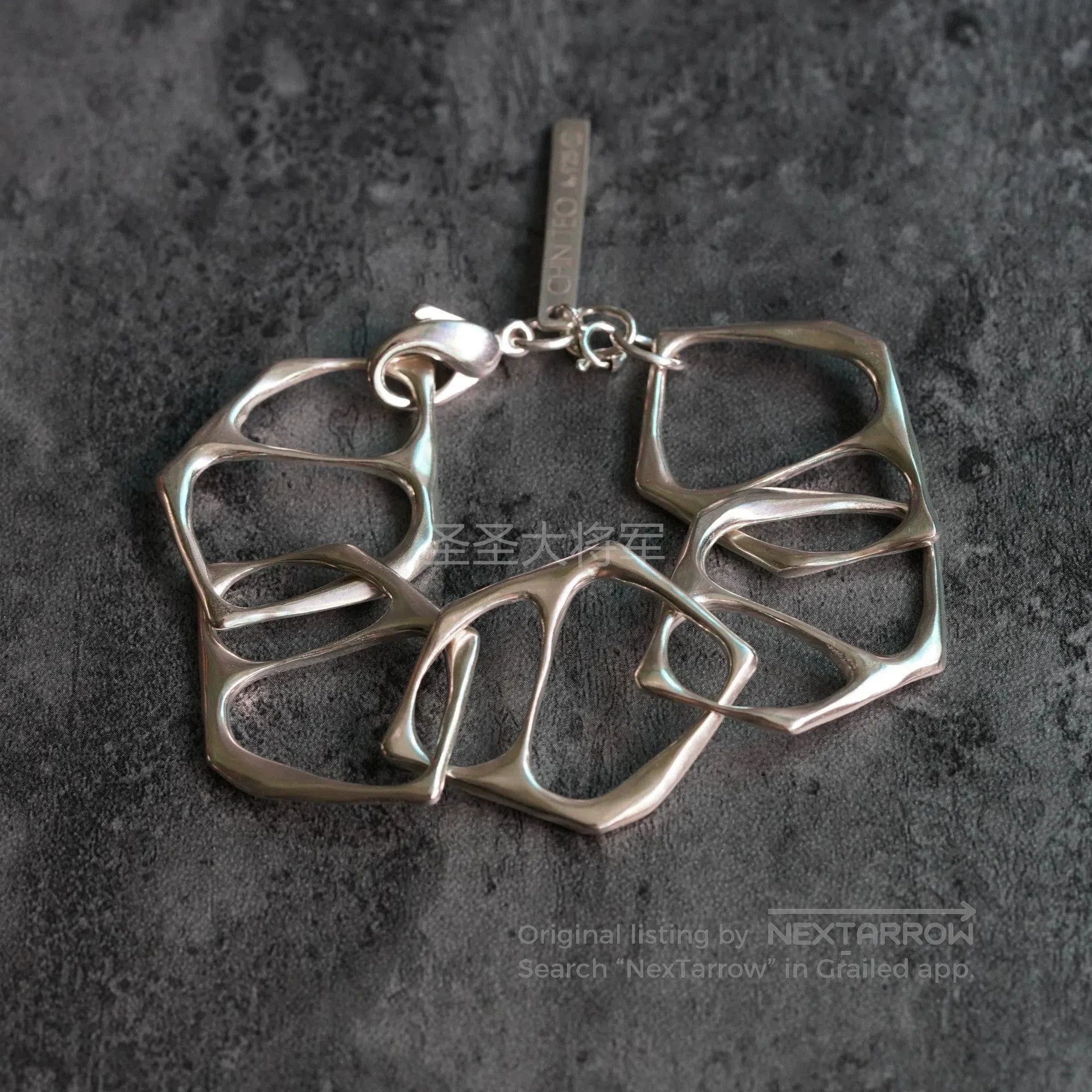 Chin Teo Geometric Link Statement Bracelet. Size ONE SIZE - 2 Thumbnail