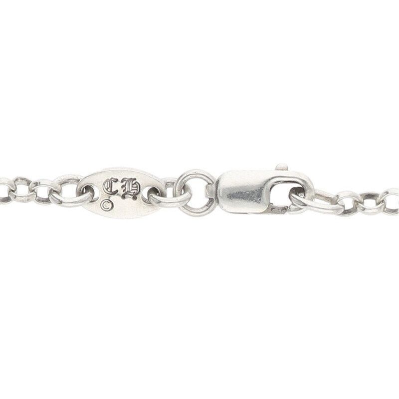 Chrome Hearts Silver Necklace Roll Chain