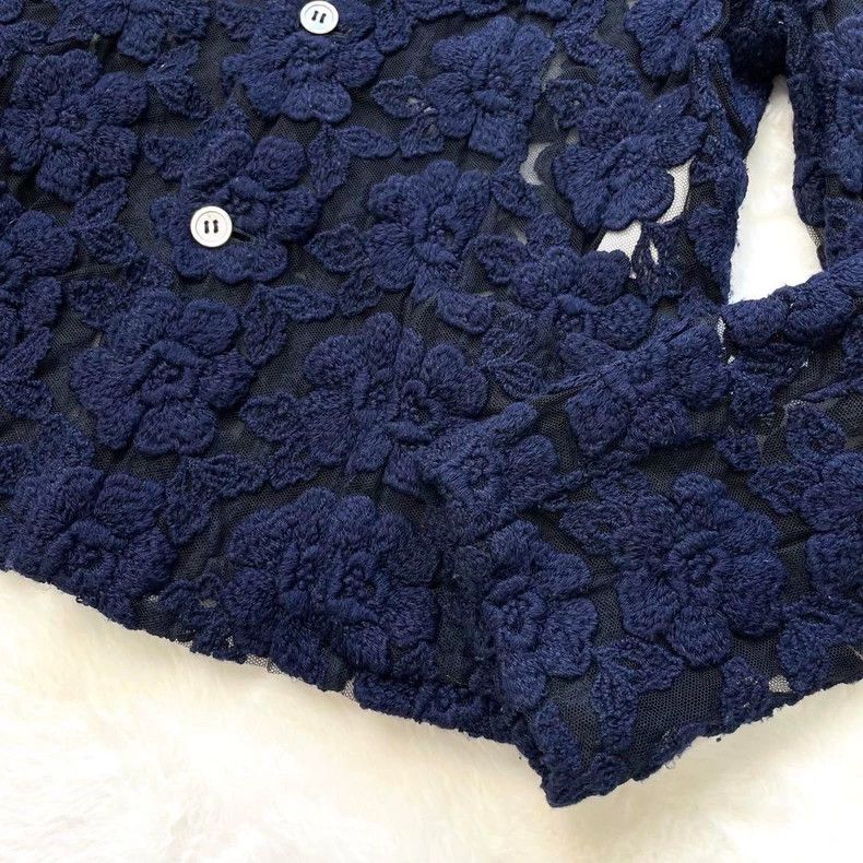 Comme des Garcons Comme des Garcons Flower openwork lace full embroidery coa Size M / US 6-8 / IT 42-44 - 4 Thumbnail