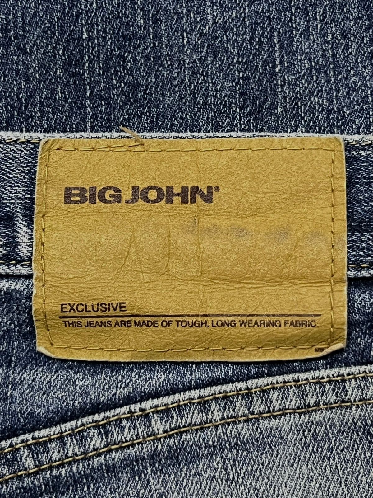 Big John Loose Vintage Big John - Faded Wash, Distressed Denim Size US 32 / EU 48 - 11 Thumbnail