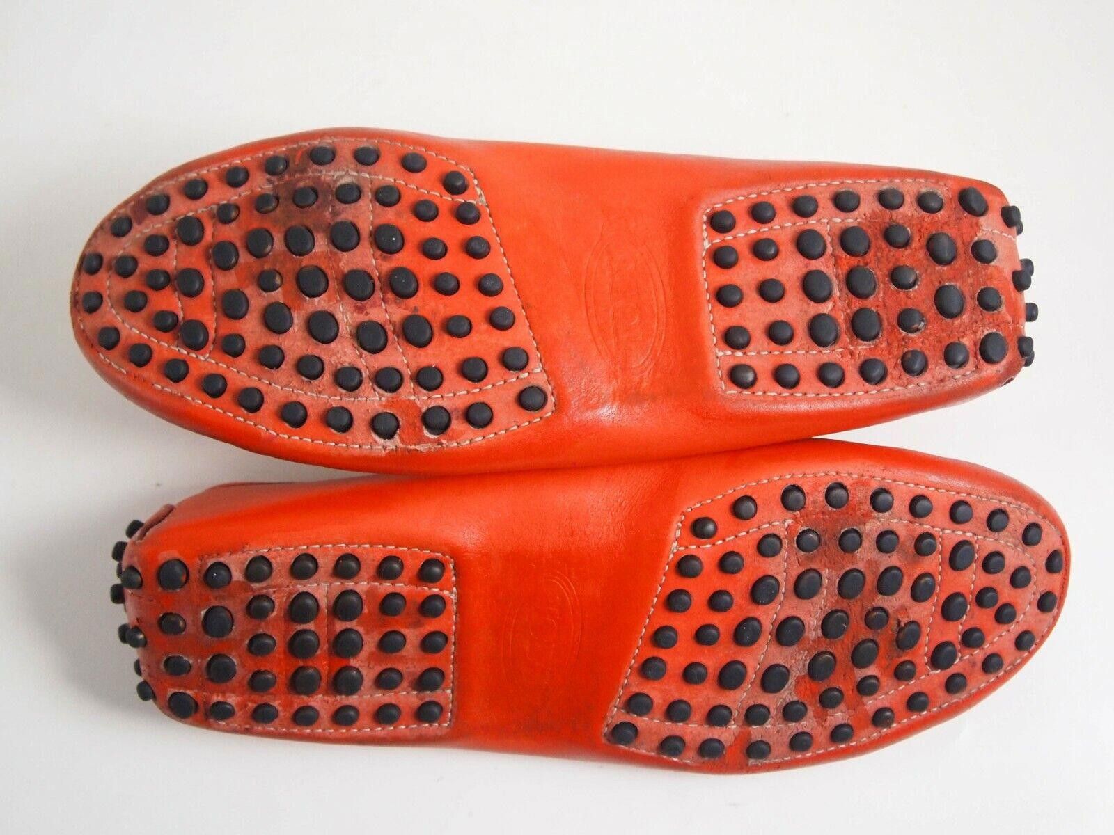 Tod's Tod's Gommino Driving Loafers Red Leather Womens EU 38 US 8 Size US 8 / IT 38 - 8 Thumbnail