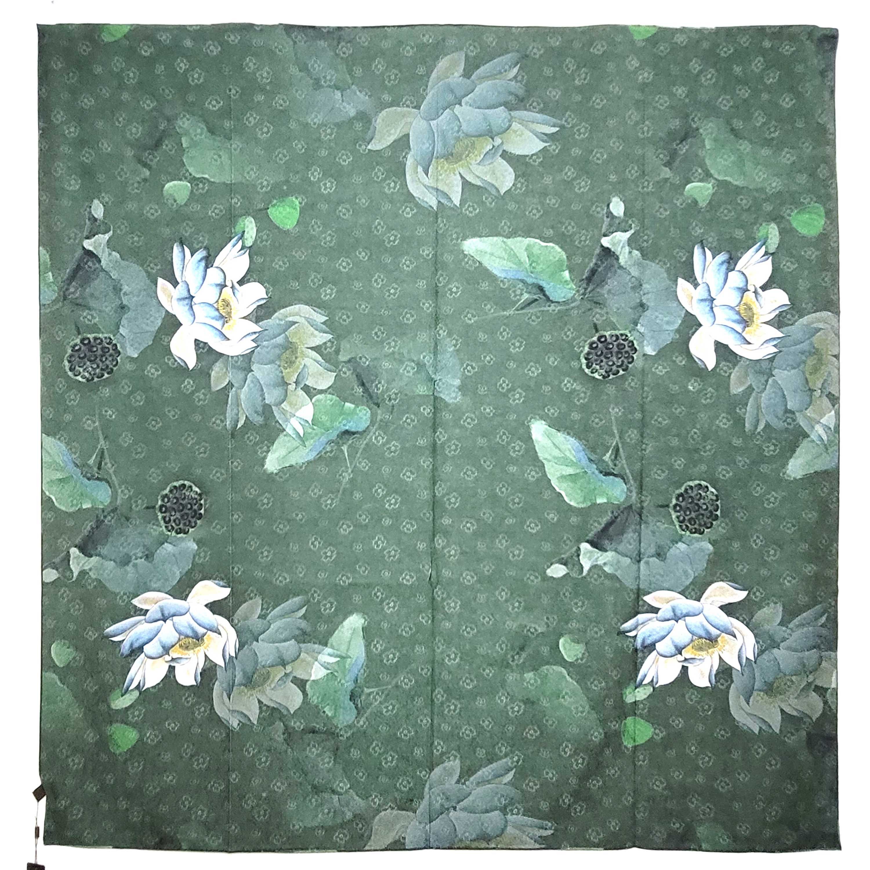 Other NWT Double-Sided Silk Scarf 52"x52" Large Square Wrap 3408 Size ONE SIZE - 3 Thumbnail