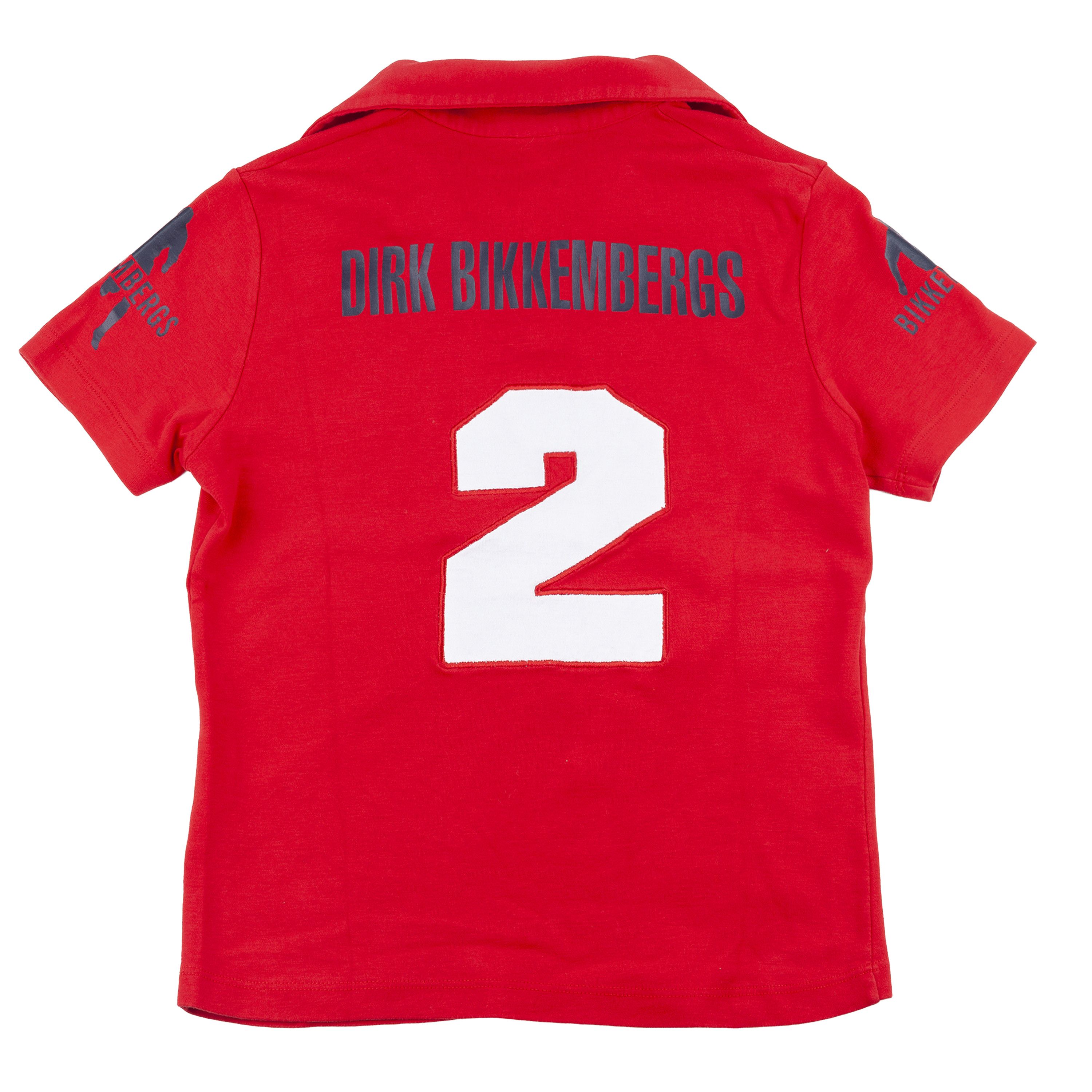 Dirk Bikkembergs Dirk Bikkembergs White & Red Polo Short Sleeve Top Size S / US 4 / IT 40 - 2 Thumbnail