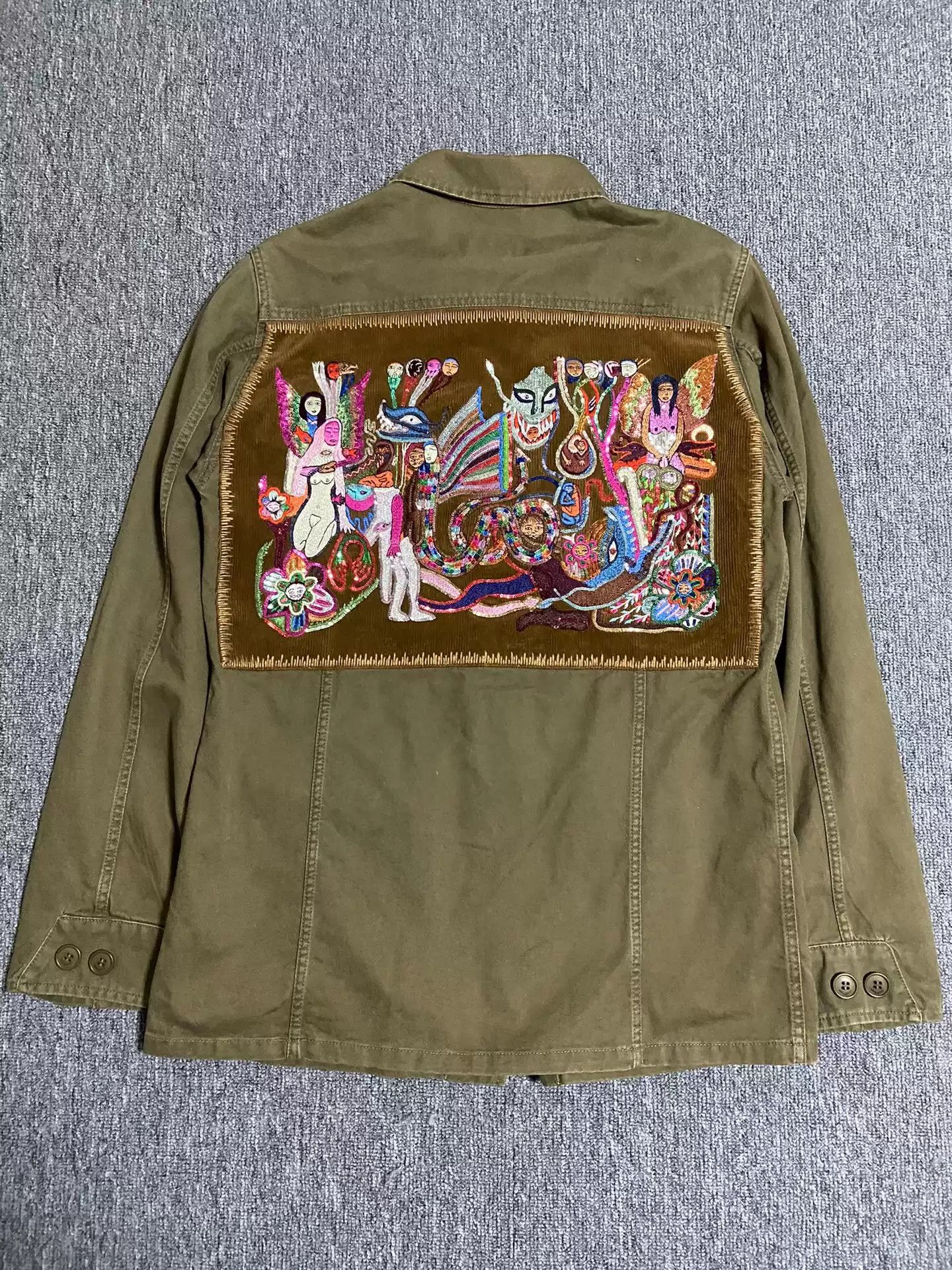 Saint Laurent Paris Saint Laurent slp15ss embroidered safari jacket Size US M / EU 48-50 / 2 - 1 Thumbnail