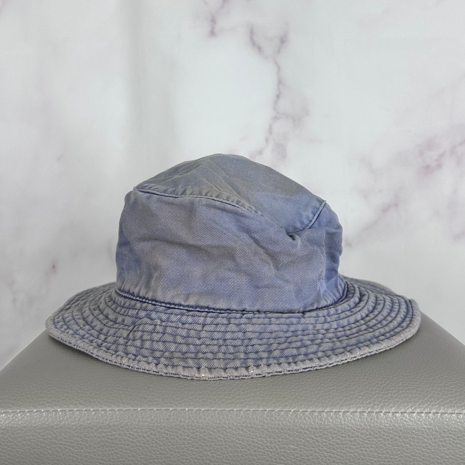 Stussy Vintage Faded Blue Bucket Hat Size ONE SIZE - 3 Thumbnail