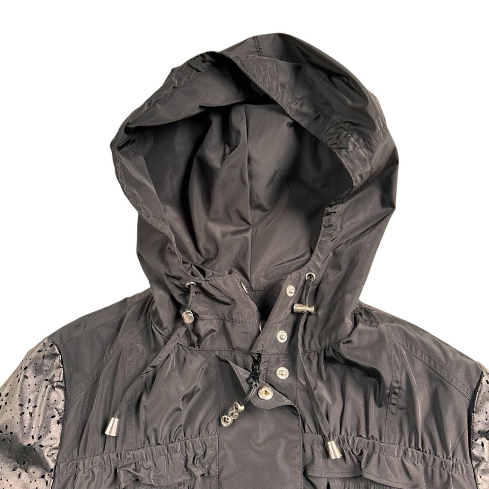 Betsey Johnson Betsey Johnson Anorak Rain Jacket – Black – Size M – EUC Size M / US 6-8 / IT 42-44 - 3 Thumbnail