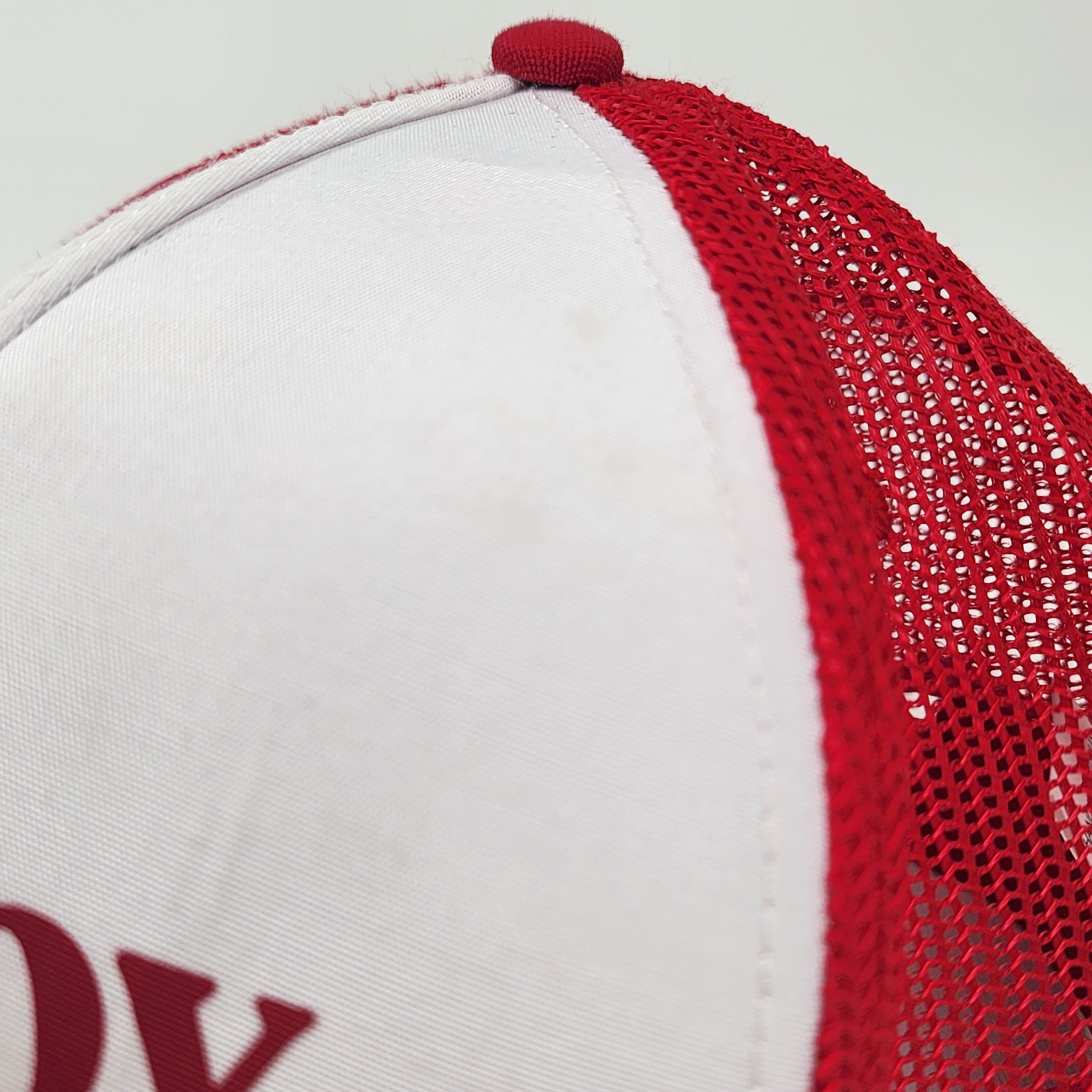 Playboy Playboy Lover’s Only Trucker Hat Y2K Red White Snapback Size ONE SIZE - 4 Thumbnail