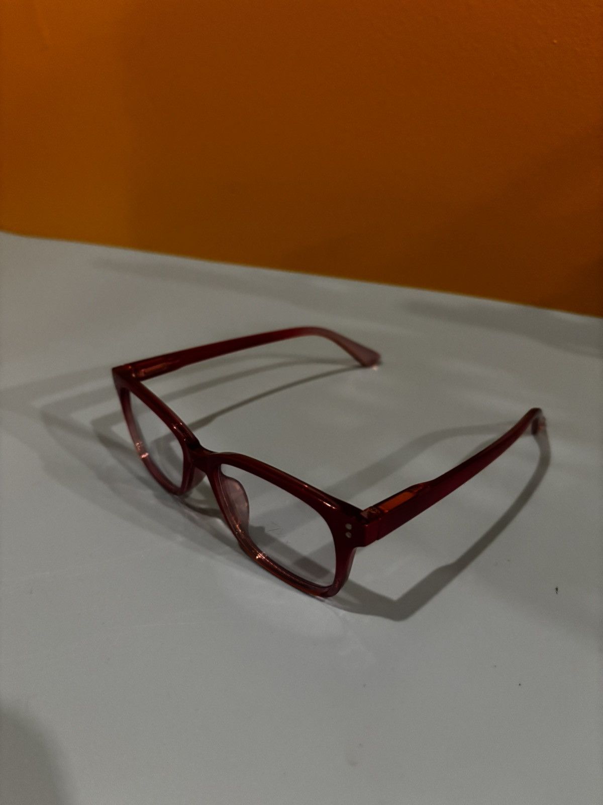 Other Dark pink non prescription glasses0139 Size ONE SIZE - 2 Thumbnail