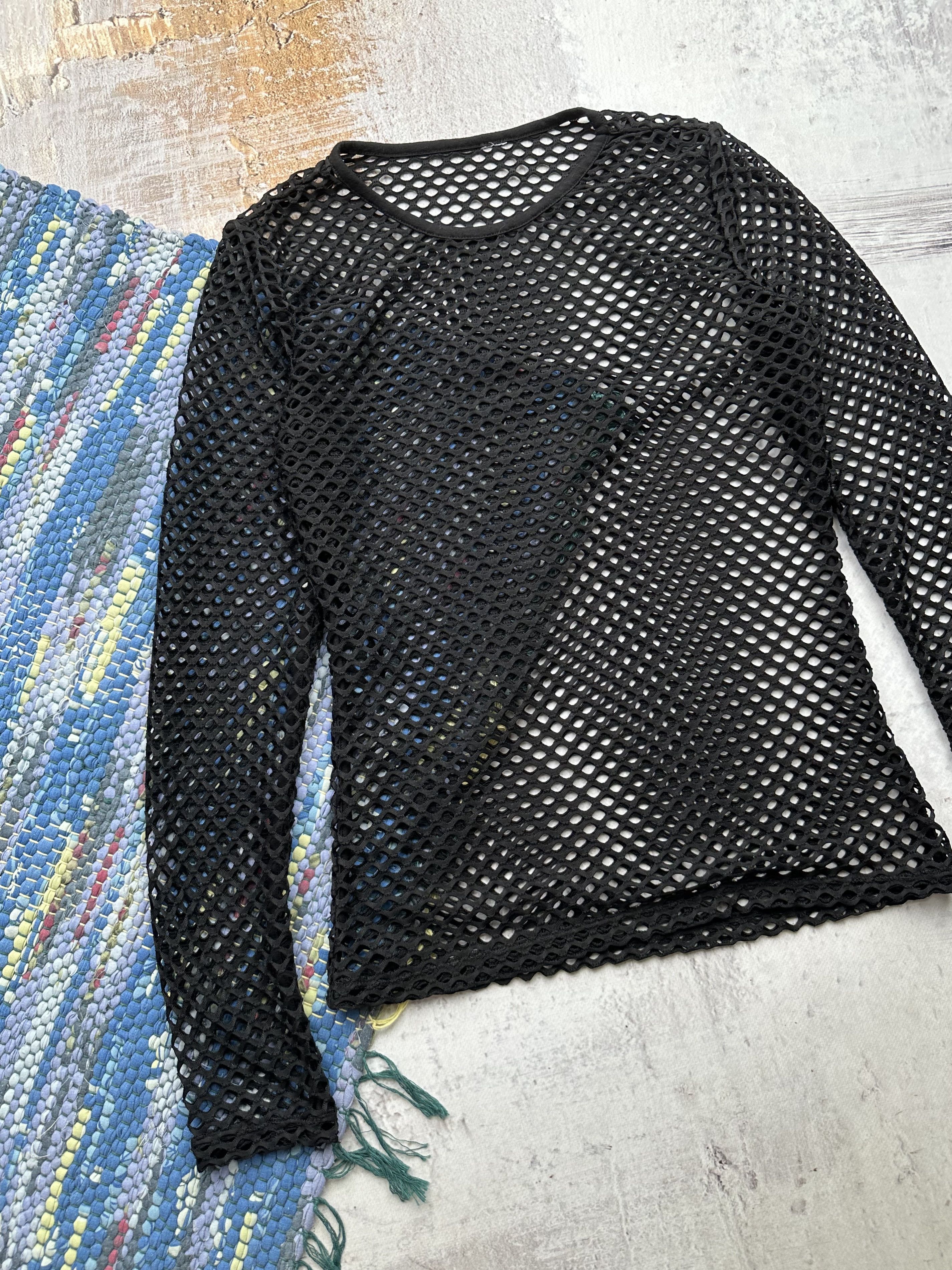 Vintage Vintage Mesh Long Sleeve A293(561) Size M / US 6-8 / IT 42-44 - 2 Thumbnail