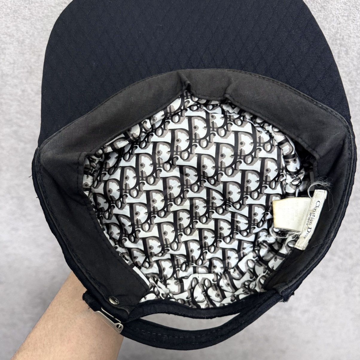 Vintage Christian Dior Monogram Cap Logo CD