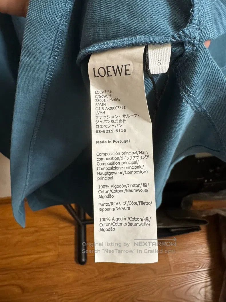 Loewe Loewe Short, loose-fitting embroidered logo short-sleeve T Size S / US 4 / IT 40 - 7 Thumbnail